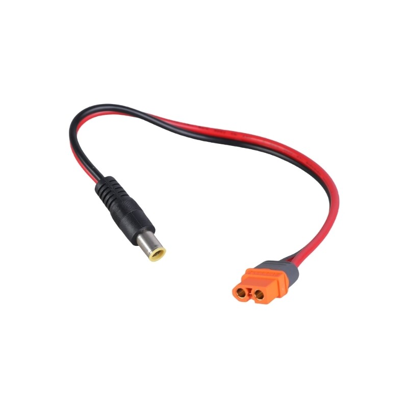 DC7909 (DC8mm) Male Adapter Cable Compatible for XT60-IF Plugs Input 10A Current