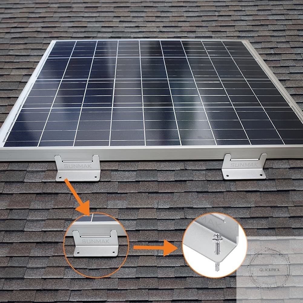 16 Units per Set Solar Panel Mounting Z Brackets, Solar Panel Mounting Brackets
