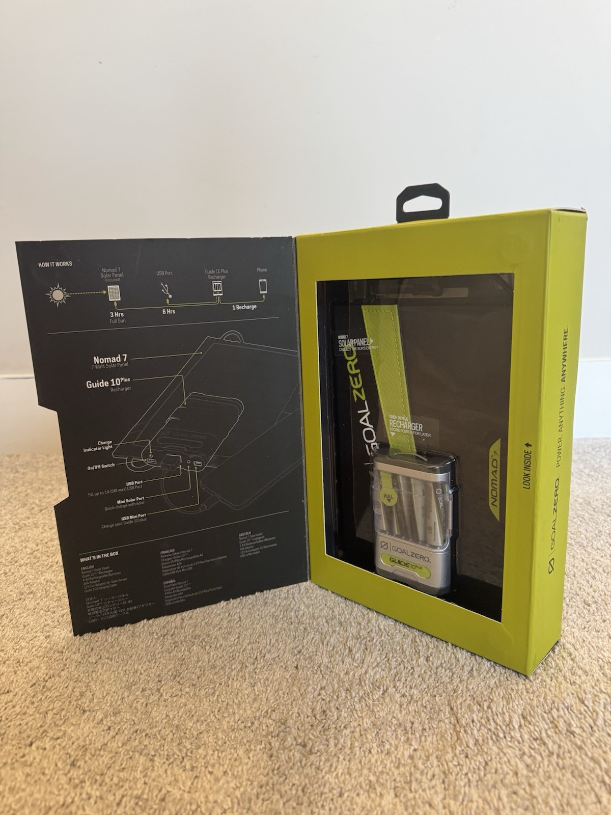 Goal Zero Guide 10 Plus Solar Charging Kit