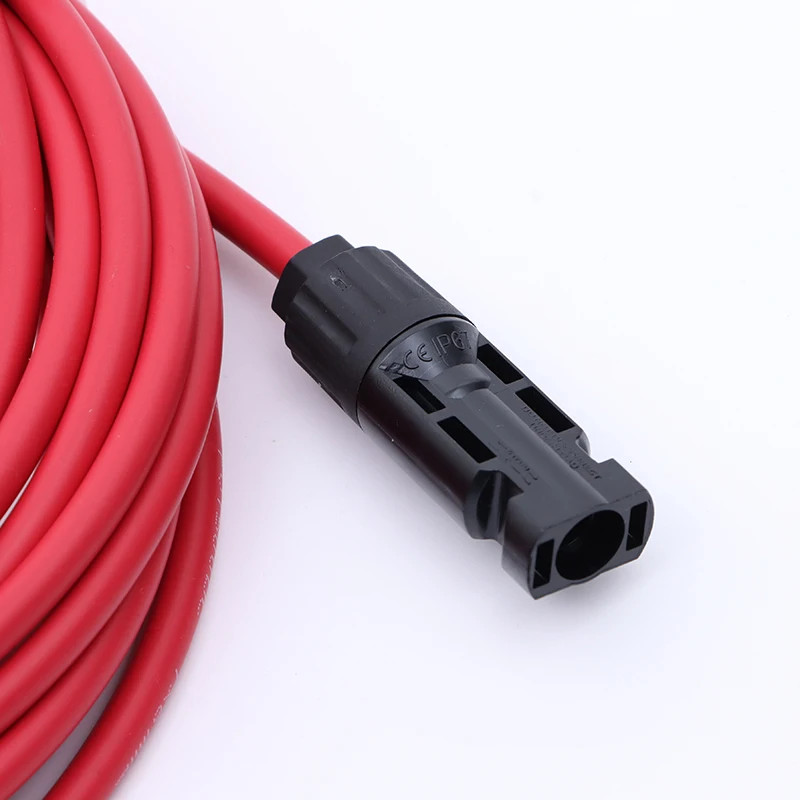 Double Ends Solar Extension Cable with Connector 1-10 Meter 4Mm2/6Mm2 1000V/1500