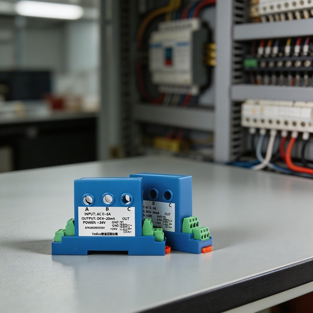 AC Three Phase Current Transmitter DC24V Input 0.5% Measurement Accuracy
