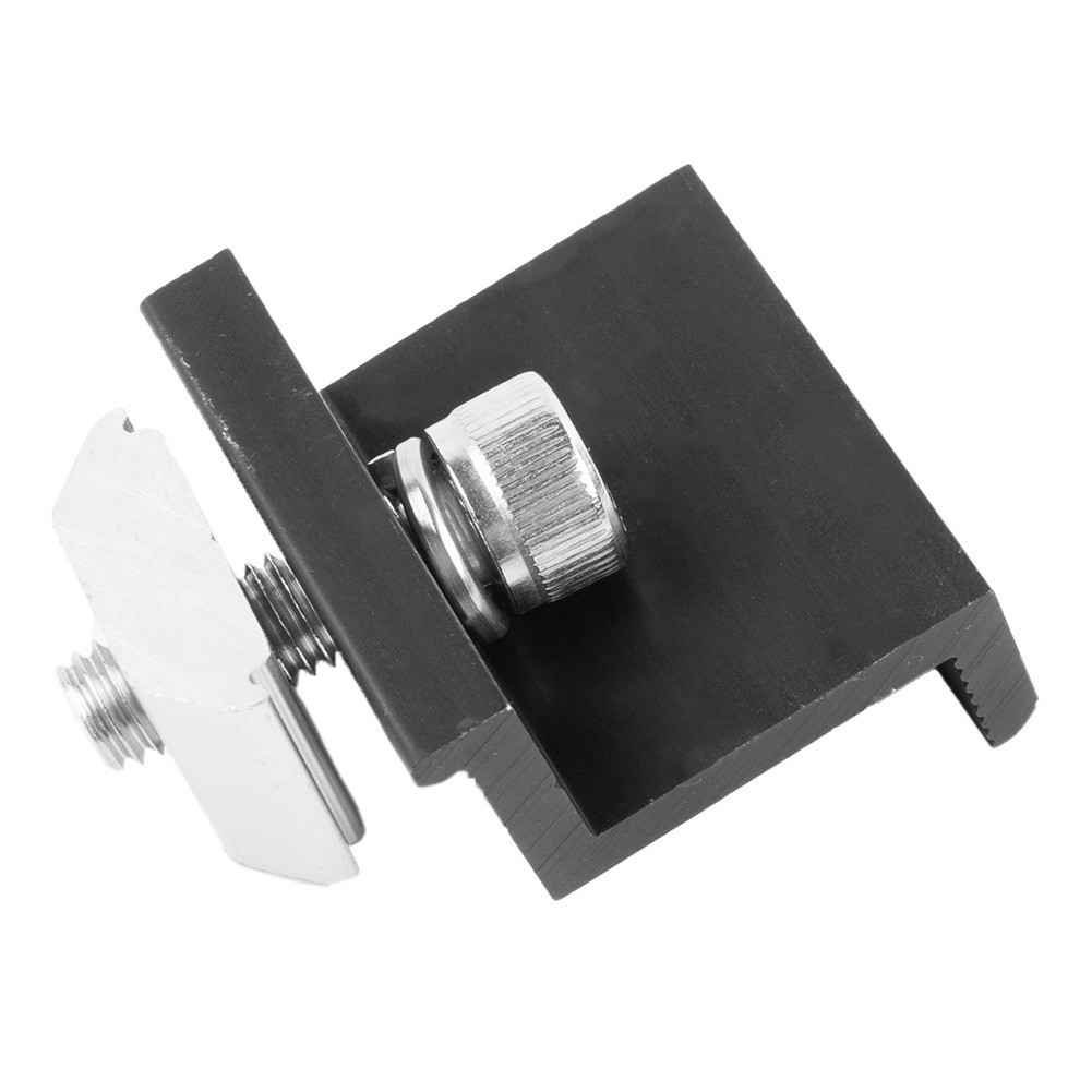 Solar Panel Bracket Fixing PV End Clamp Middle Clamp Mounting 30mm/35mm Black