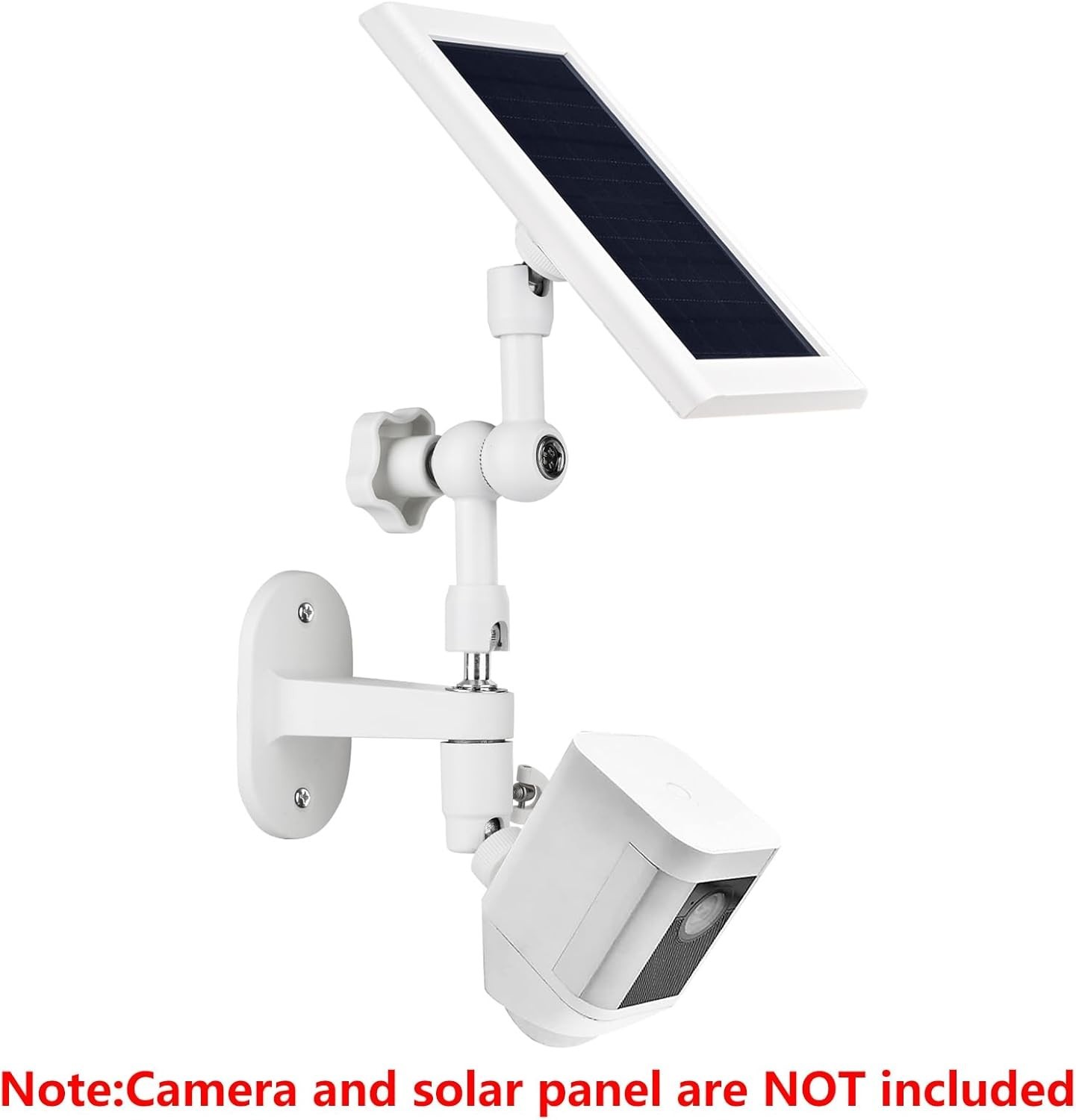 Sturdy Aluminum Wall Mount for Solar Panel & Spotlight Cam – Adjustable Design
