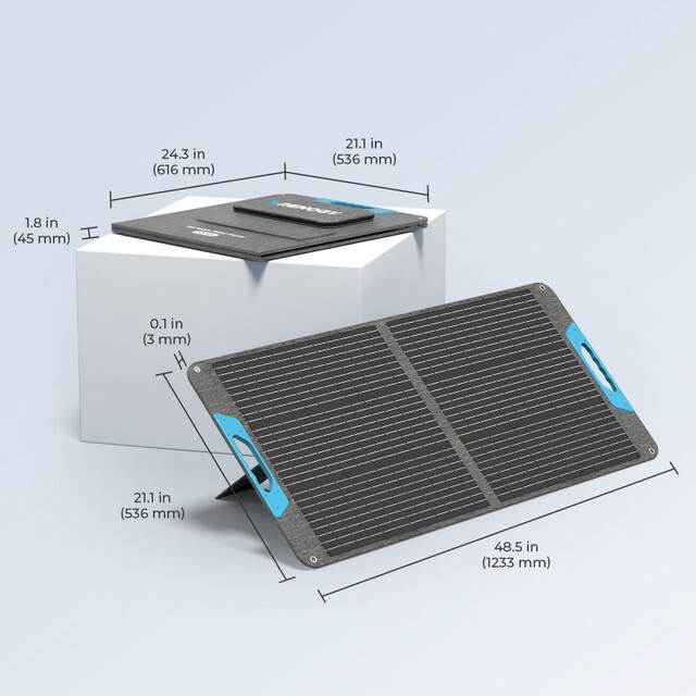 Renogy E.Flex-CORE 100W Portable Solar Panel, IP65 Solar Charger For Camping RV