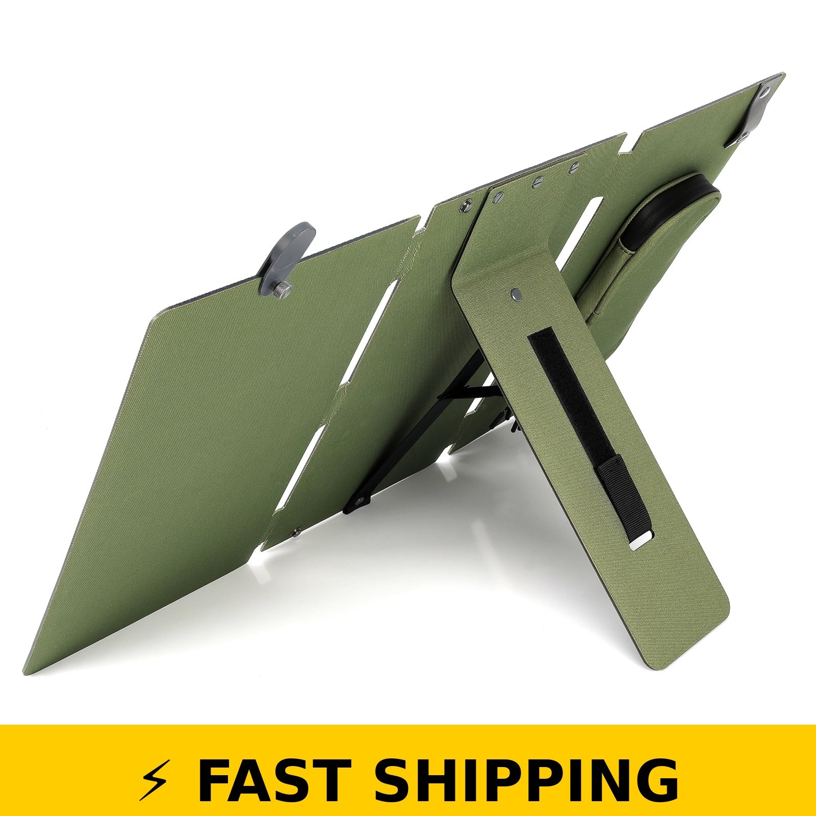 Swiss Tech 30W Foldable Solar Panel USB Charger Waterproof Emergency Use