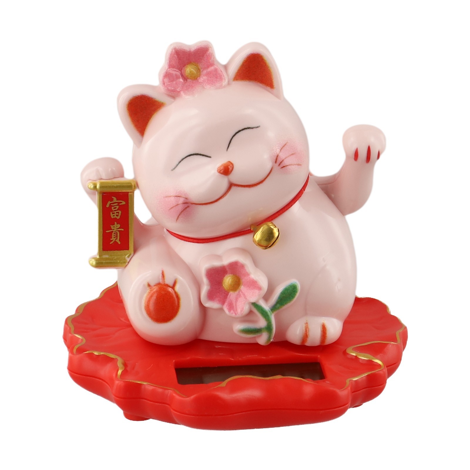 Automatic Waving Lucky Cat Classic Design Financial Prosperity Good Luck Charm