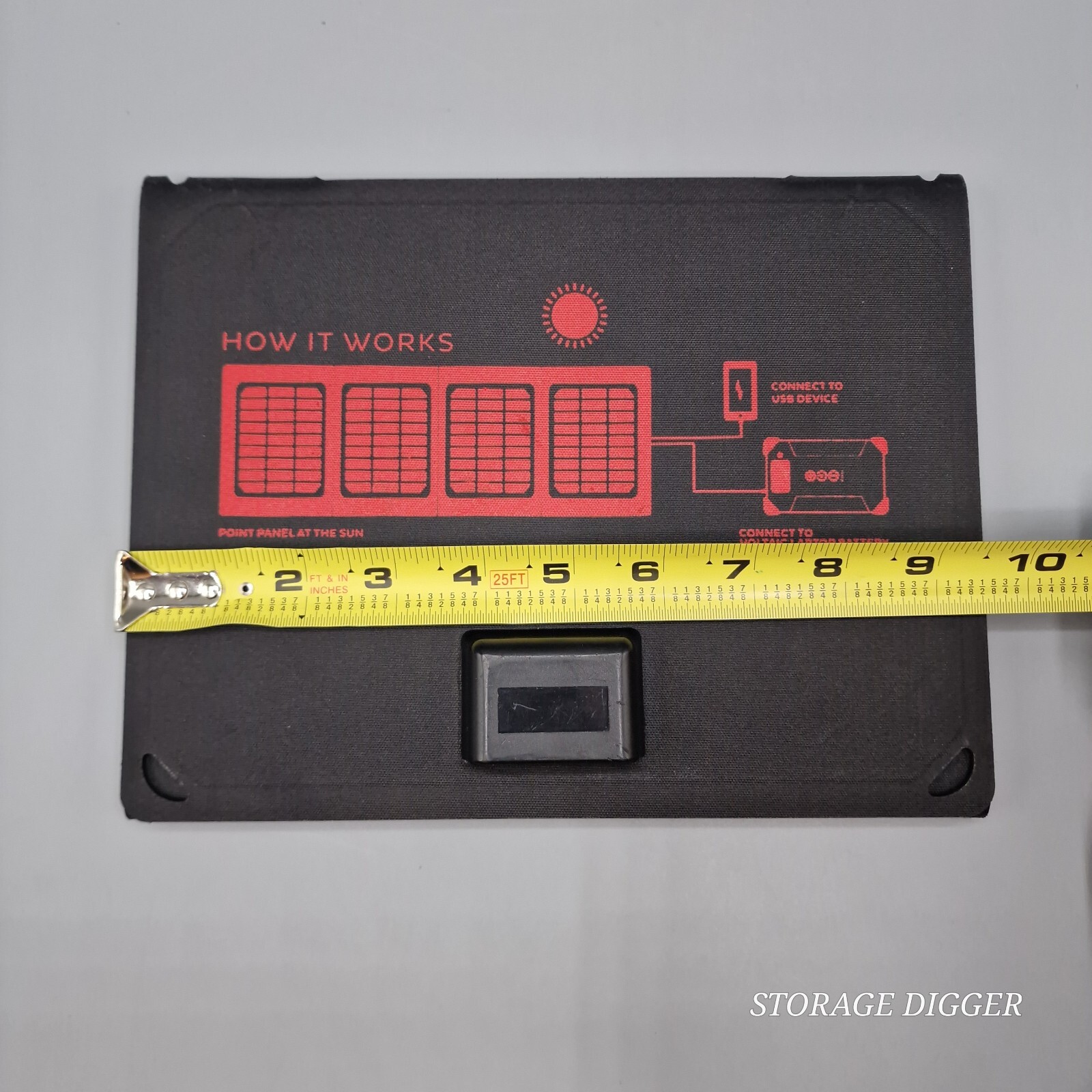 Voltaic Arc 20 Watt Folding Solar Panel Only, Phone/Laptop Solar Charger, 4 fold