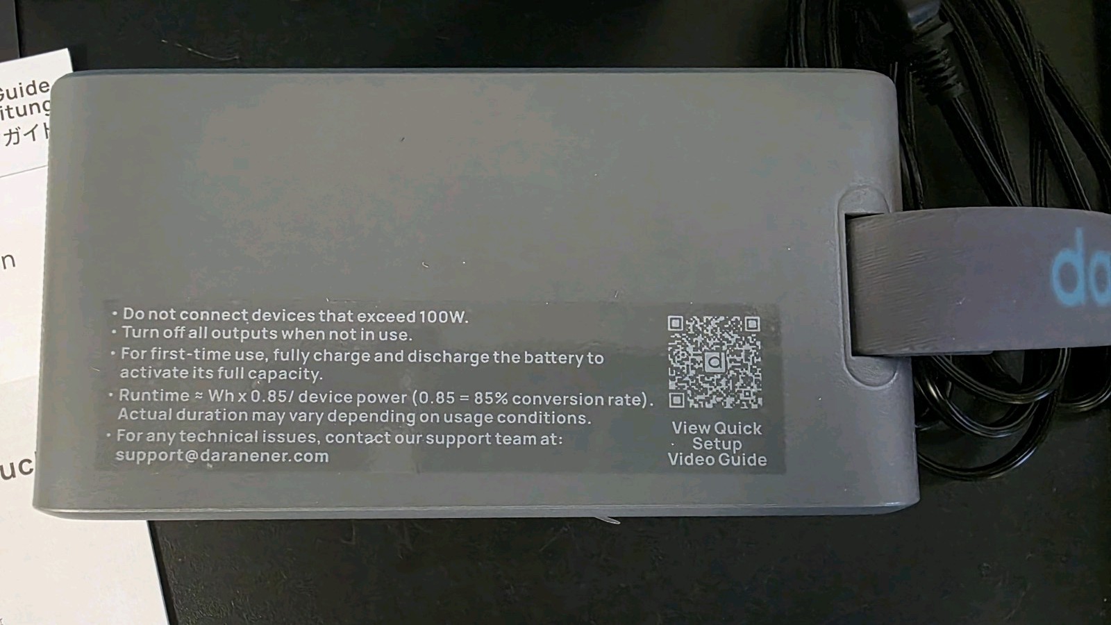 Daran YouYo R100 Lightweight and Compact Portable Power Station 100W