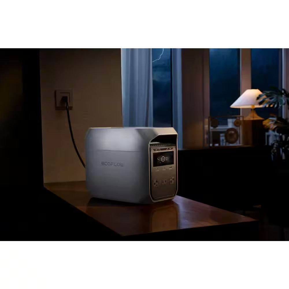 1800-Watt DELTA 3 Classic, 1024Wh LFP Portable Power Station, Home Backup, Campi
