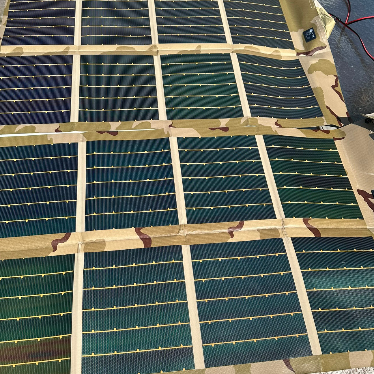 Iris Technology P3 Portable Folding Solar Panel Military DCU Desert Camo 60W