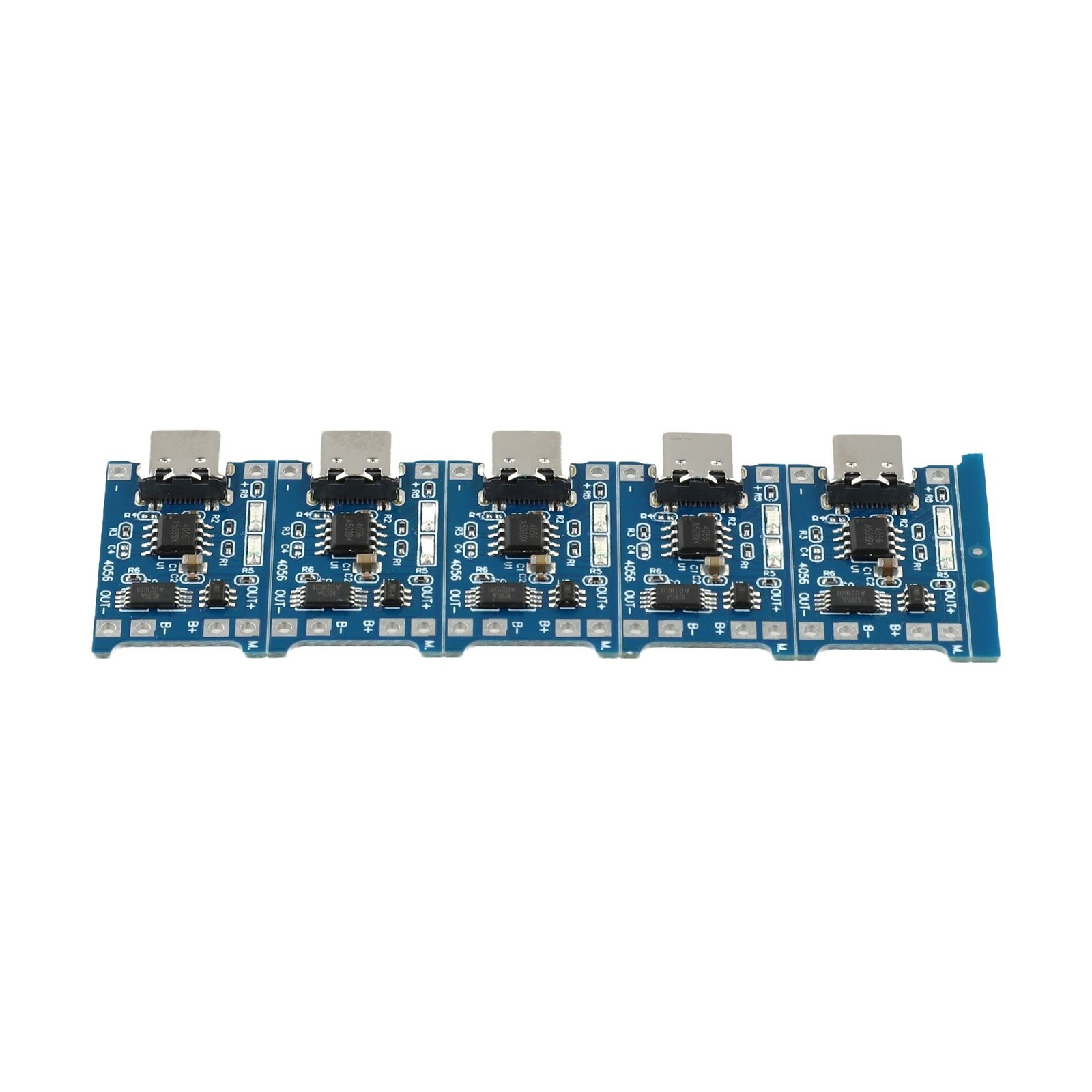 5 x USB Lithium Charger Module with Battery Protection TYPEC USB 5V 1A