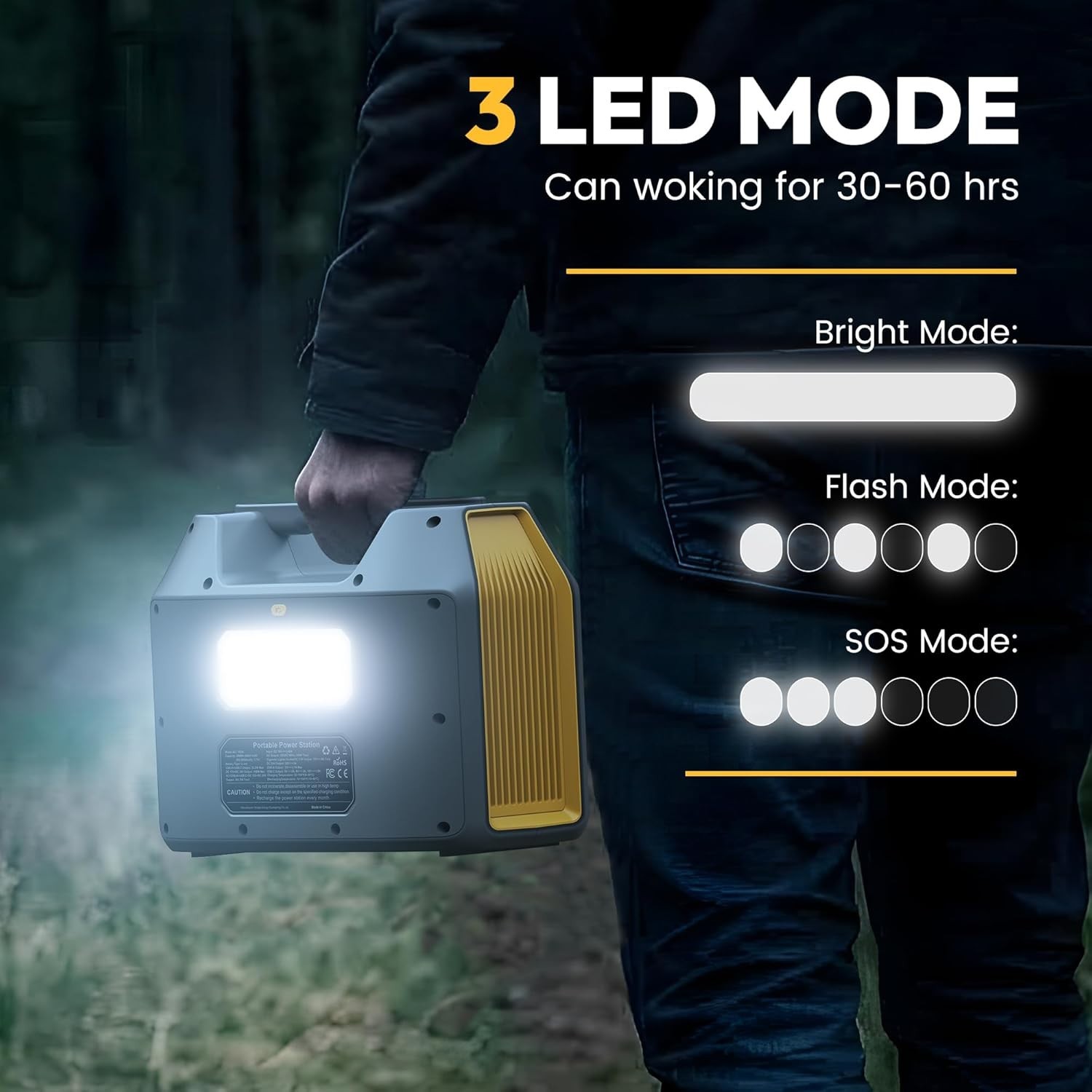 Portable 300W Solar Power Station with Pure Sine Wave for Camping and RV