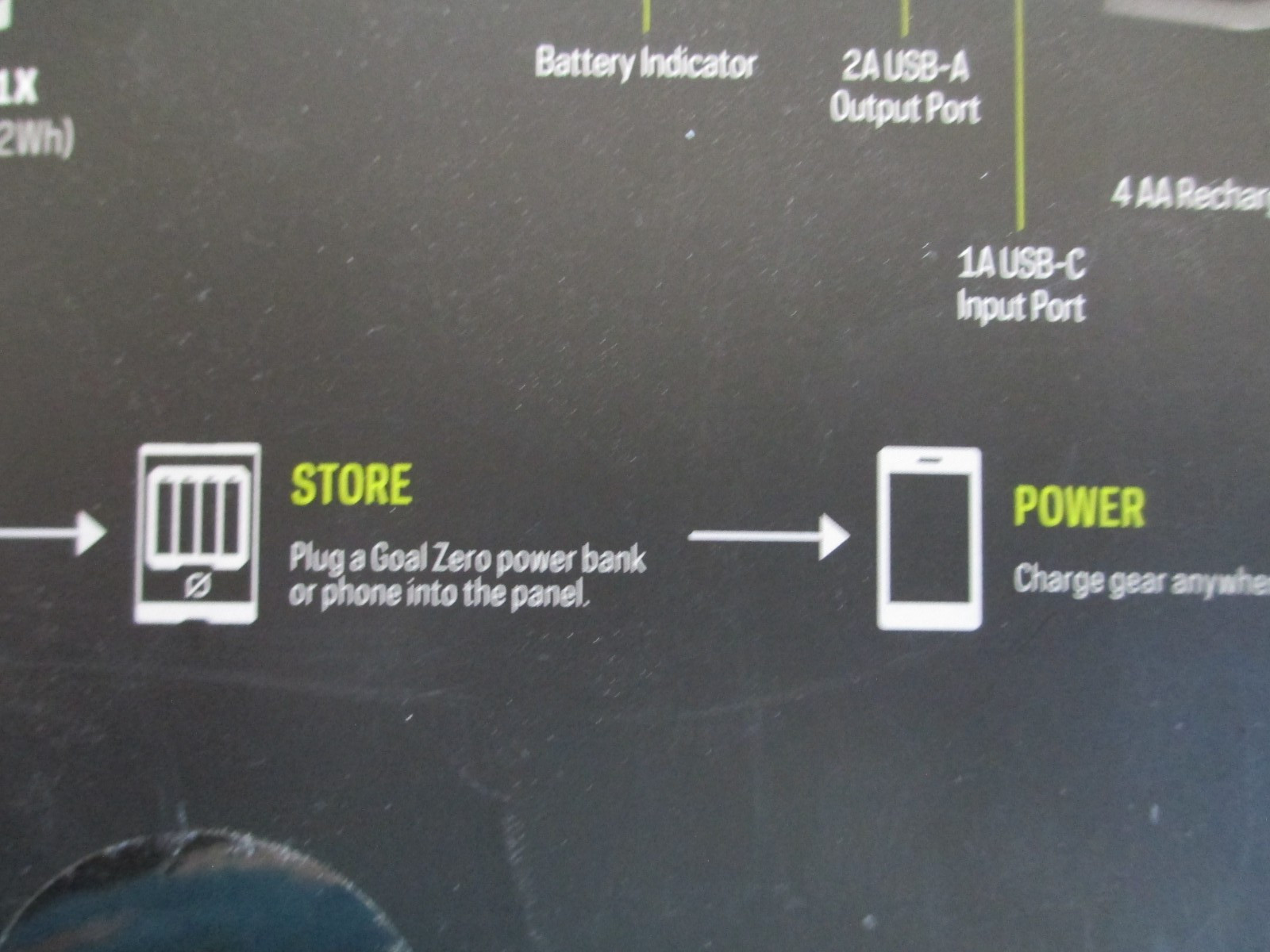 Goal Zero Power Bank + Solar Panel Nomad 5+Guide 12 with Flip 12
