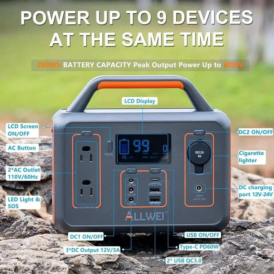 ALLWEI Solar Generator