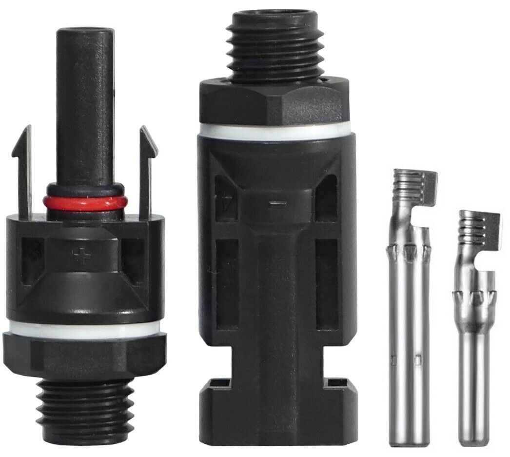 5 Pairs Solar Panel Connectors Male Female Kit Cable Wire Waterproof Adapter 30A
