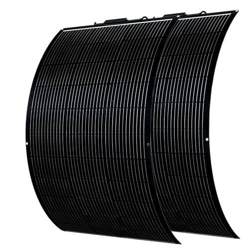 Flexible 300W Solar Panel Kit 2x150W Monocrystalline for RV Boat Van Cabin