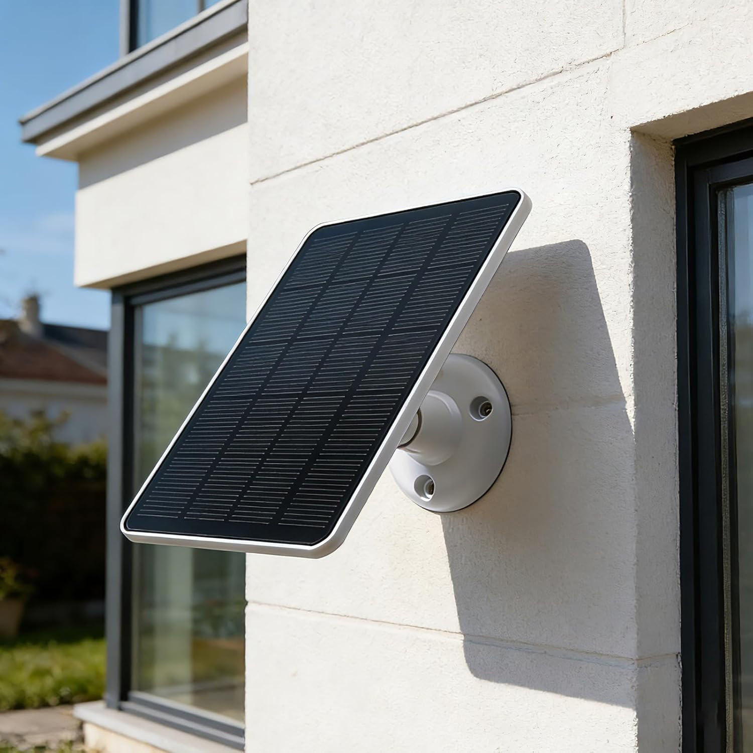 2 Pack Solar Panels Compatible with WYZE Battery Cam Pro, Solar Panels for Wirel