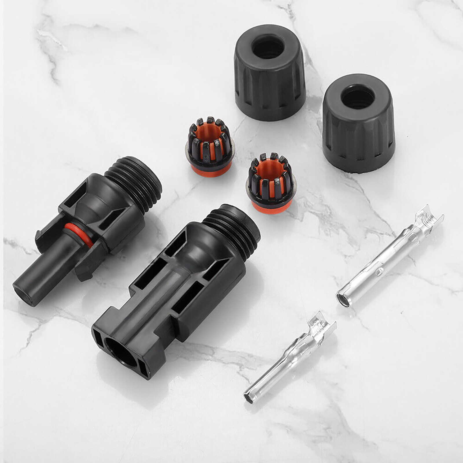 20Pcs Solar Cable Connectors 2.5mm-6mm 30Amp Waterproof Solar Panel Wire Joiners