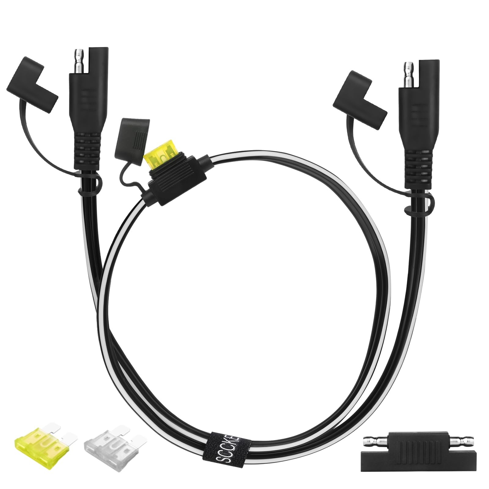 2ft 14awg Sae To Sae Extension Cable Quick Disconnect Wire Harness Sae Connector