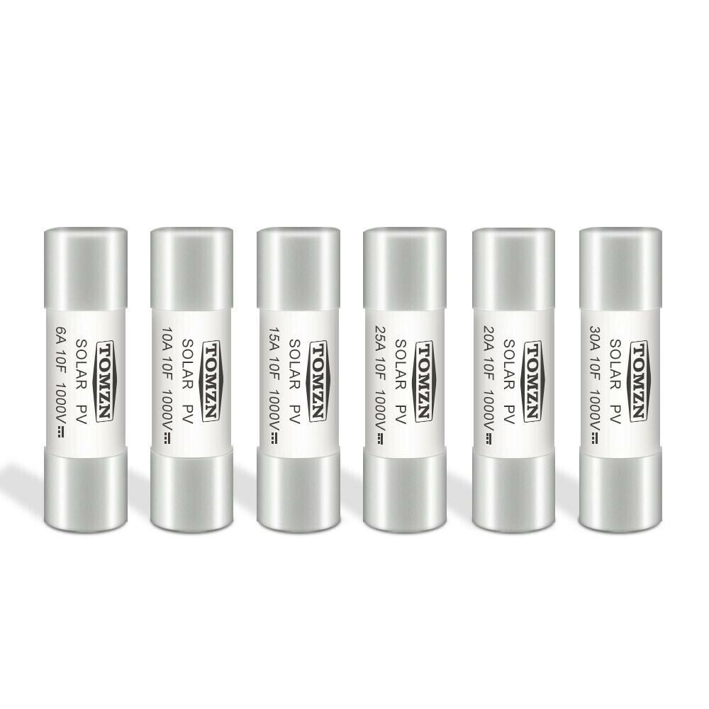 Solar System Fuse | DC 1000V PV Fuses | 10×38 mm 6,10,15,20, or 30 A | US Ship