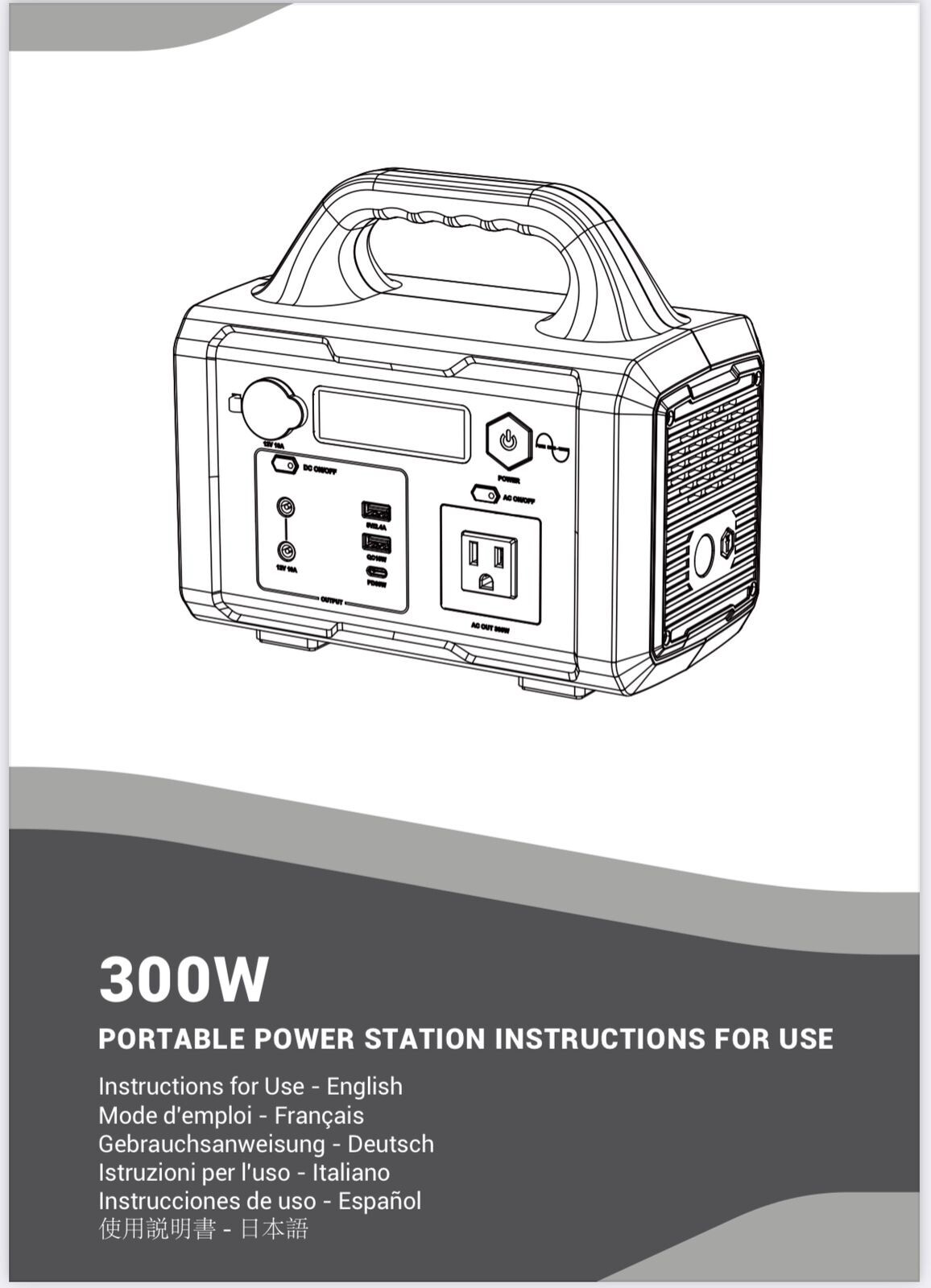 1000W Portable Power Station FlashFish-1075Wh