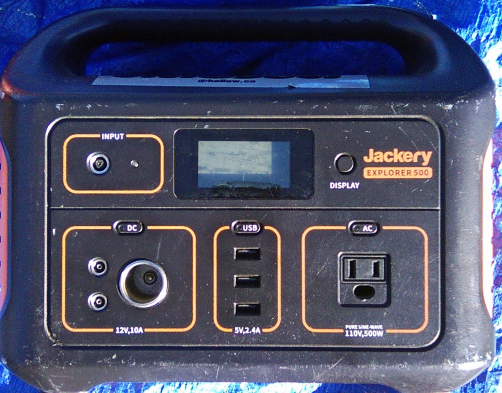 JACKERY PORTABLE POWER STATION EXPLORER 500 GENERATOR BATTERY PACK FOR PARTS