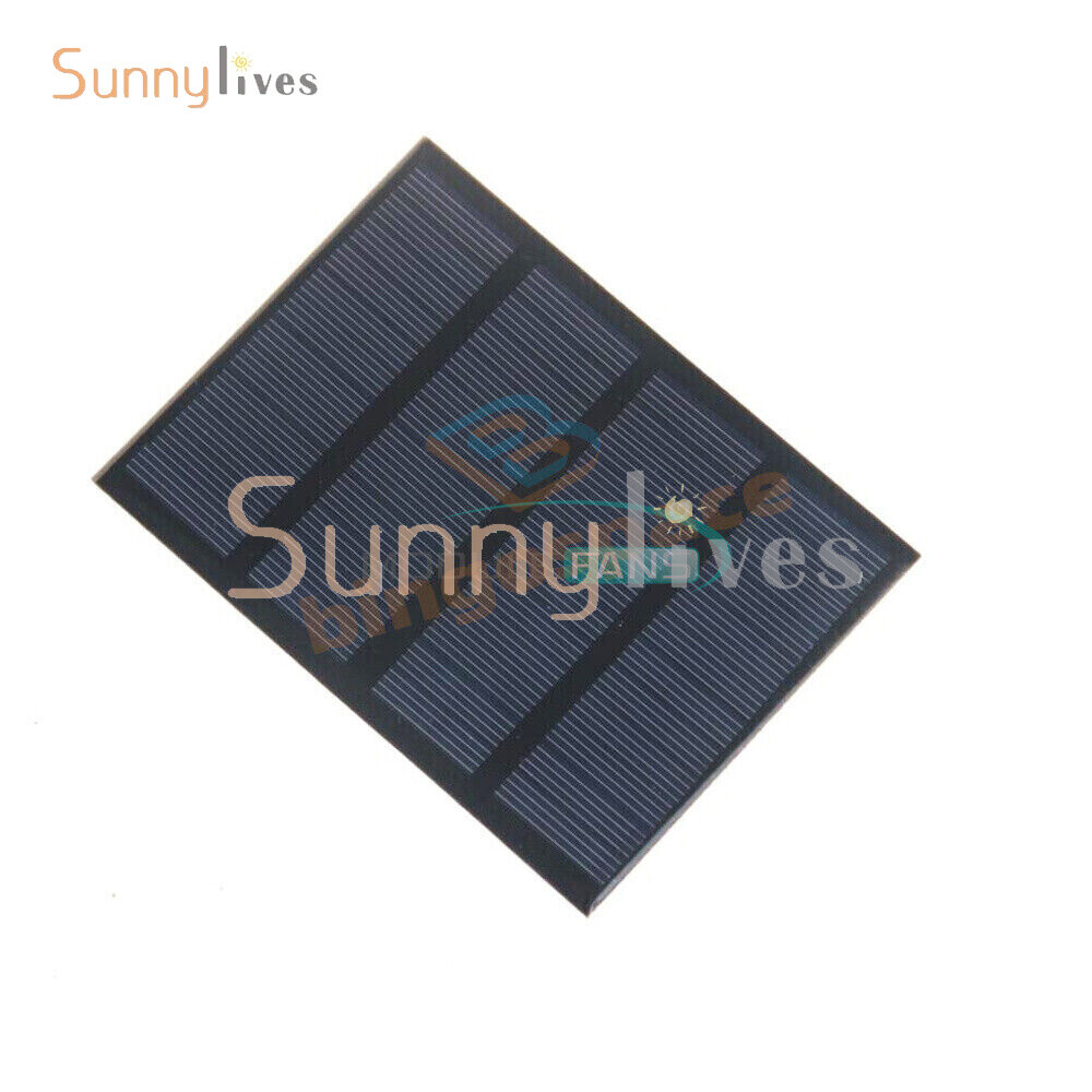 2V/5V/6V/12V Monocrystalline Solar Power Panel For Motor Toys Lawn Lamp