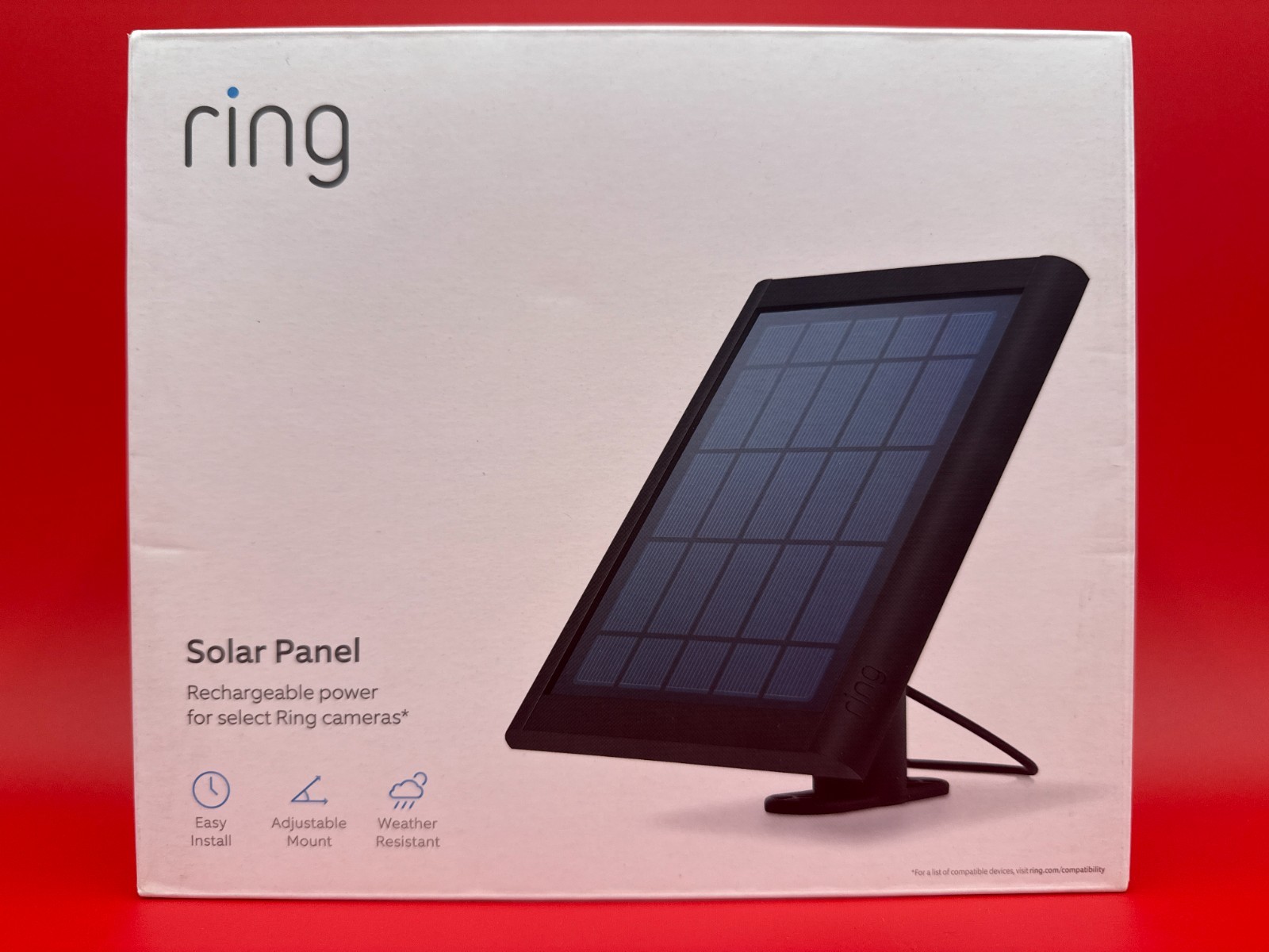 Ring Solar Panel black B0781Z7V6V ✨❤️✨ BRAND NEW! Factory Sealed!
