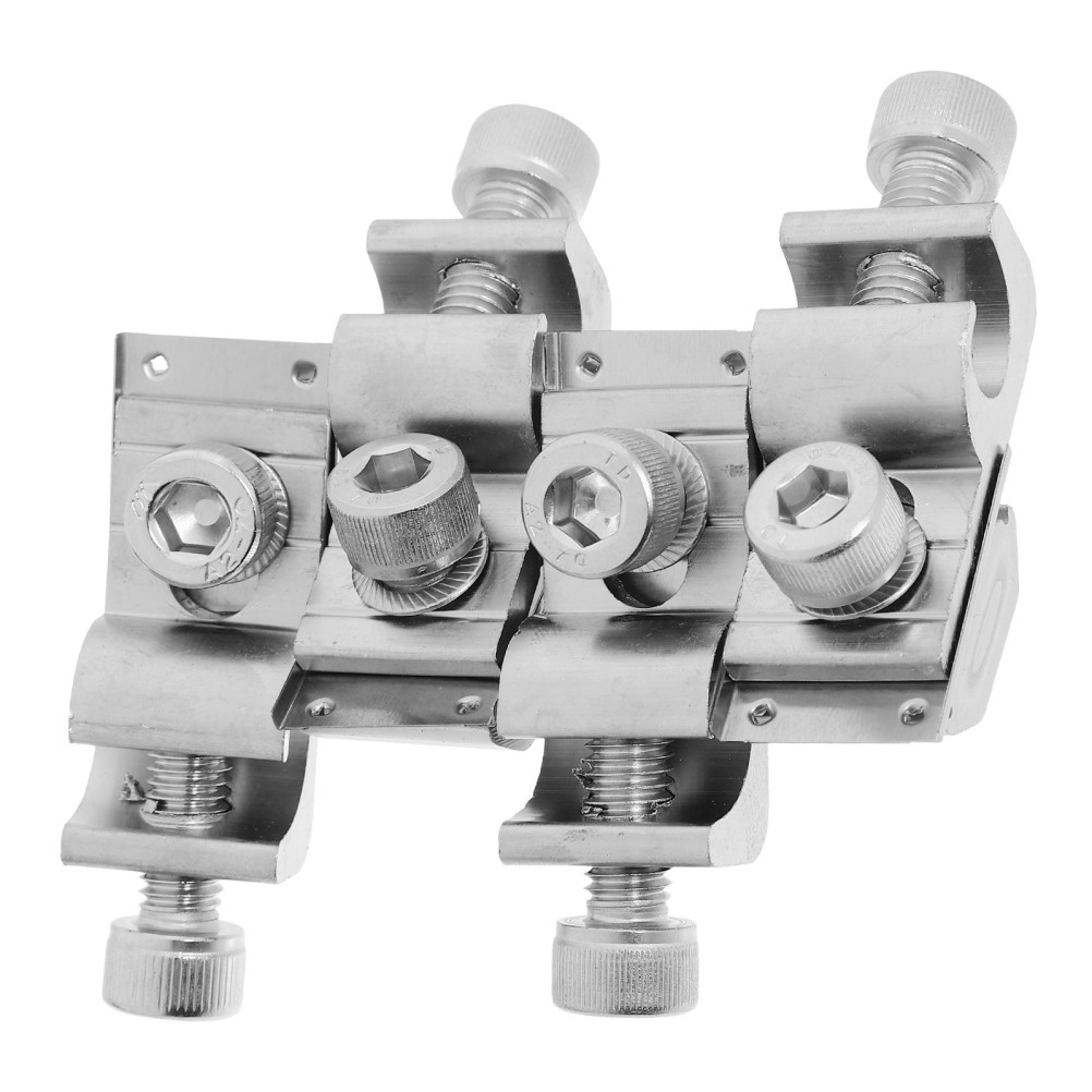 4 Pcs Solar Mounting System Accessories Aluminum Grounding Lug Wire Clamps