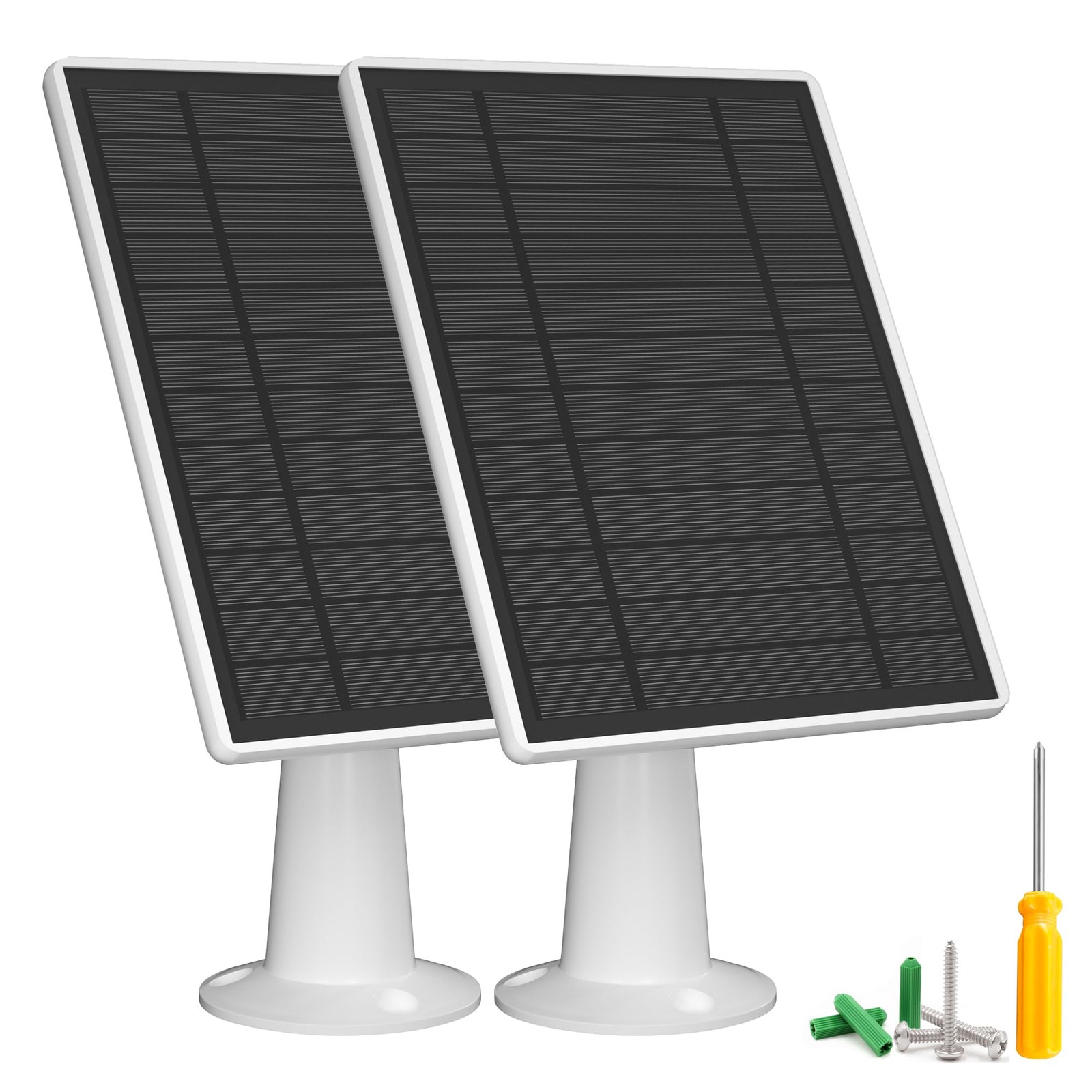 Solar Panel for Ring Spotlight & Stick Up Outdoor Cam Battery, 7W Portable So…