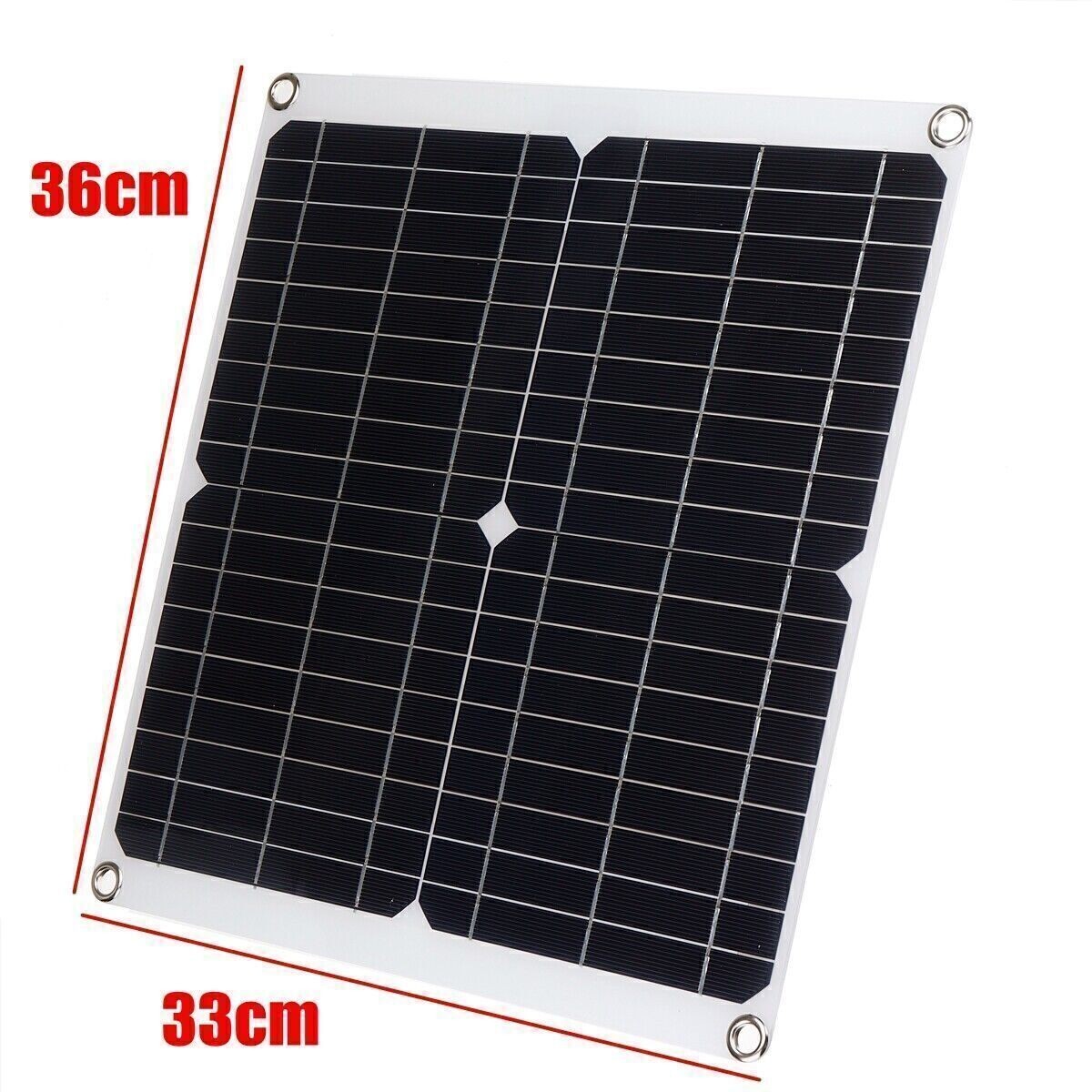 30W Solar Panel Kit Mono 18V Battery Charger Controller FIT For Car RV