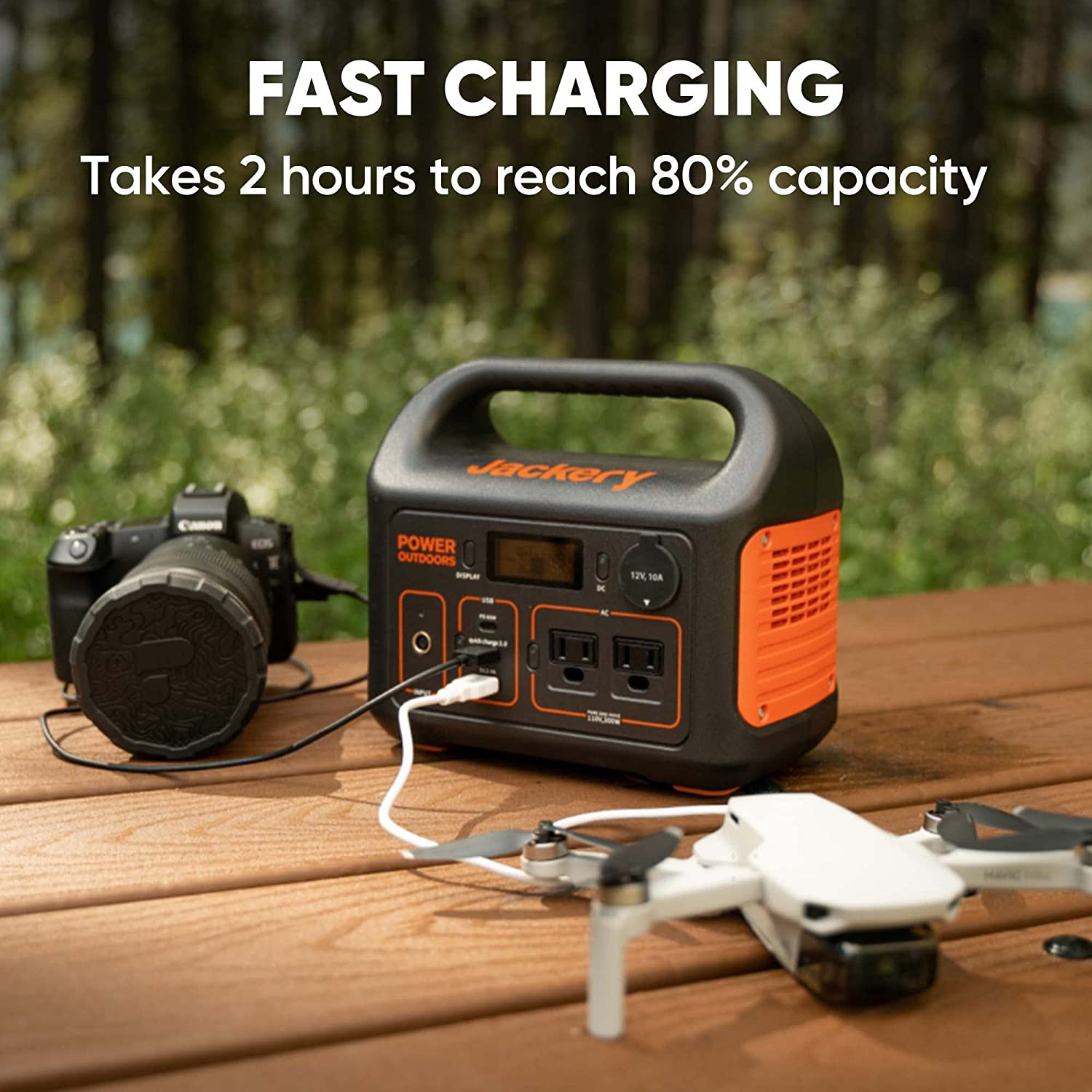 Portable Power Station Explorer 300, 293Wh Backup Lithium Battery, Solar Generat