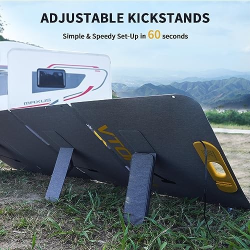 Portable Solar Panel for Solar Generator, 110W 19V Folding VS110 (110W/19V)