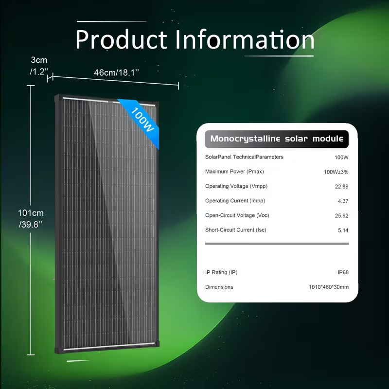 100W Solar Panel