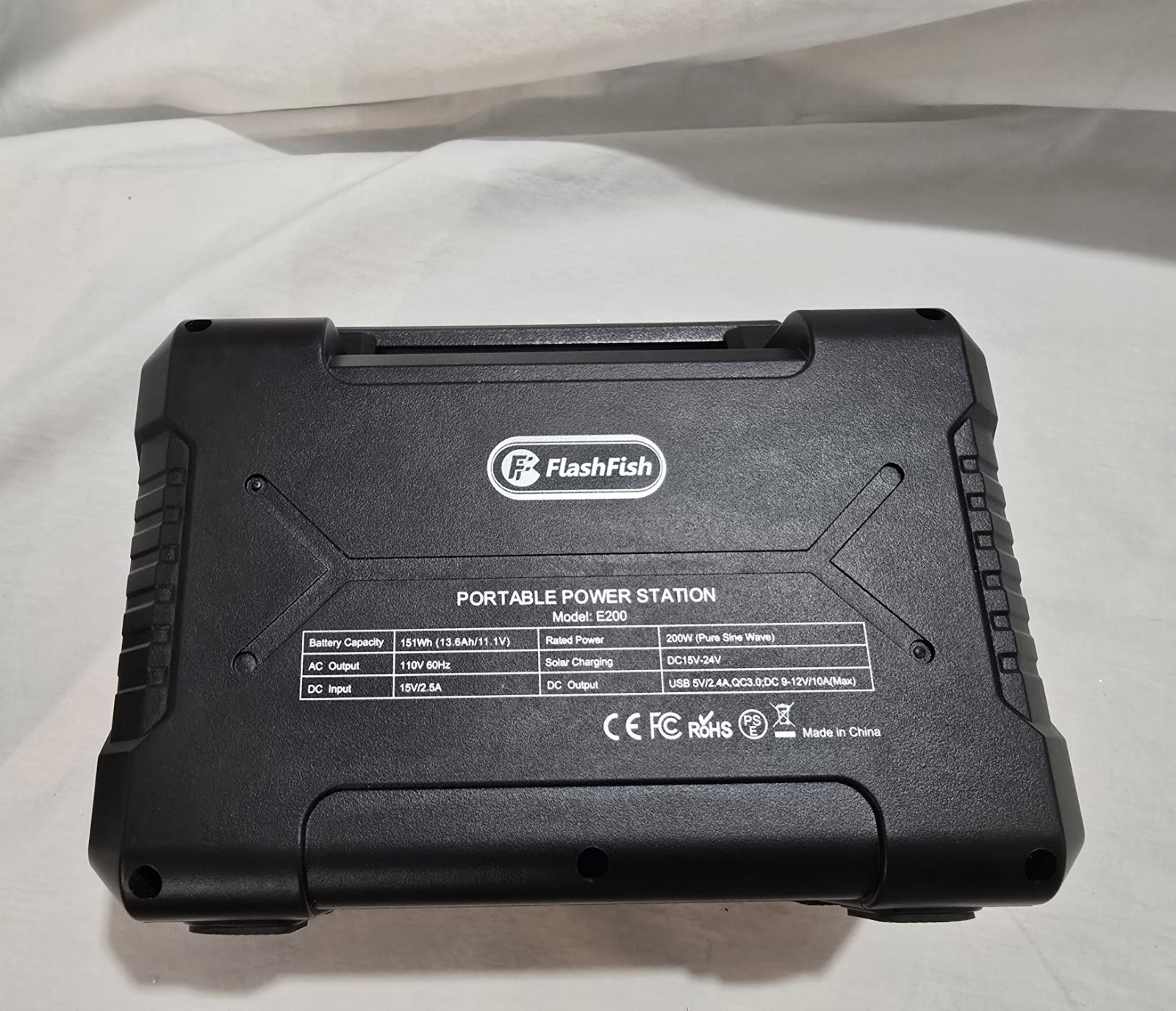 FlashFish E200 Portable Power Station- Tested And Fully Functional-Free Shipping