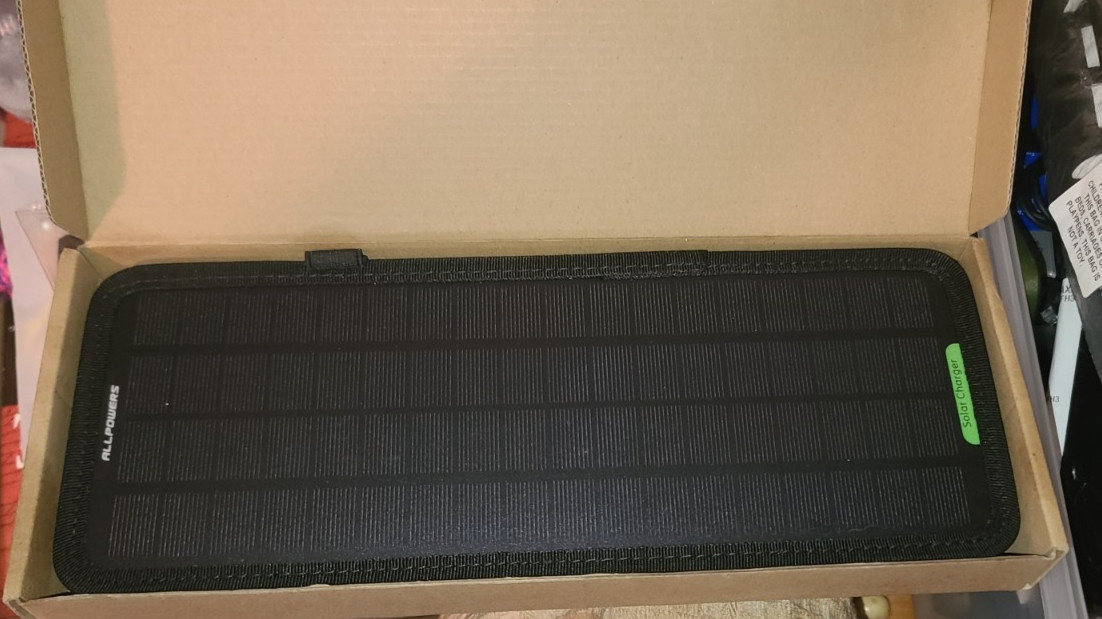 ALLPOWERS 18V 12V 5W Portable Solar Panel Car Boat Power Solar Panel Battery Cha