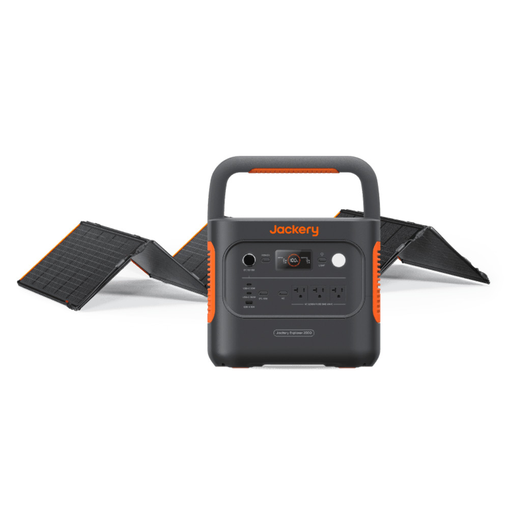 Jackery E2000v2 + 2 SolarSaga 200W–Ships to PR HI AK Guam Saipan– Trusted Seller
