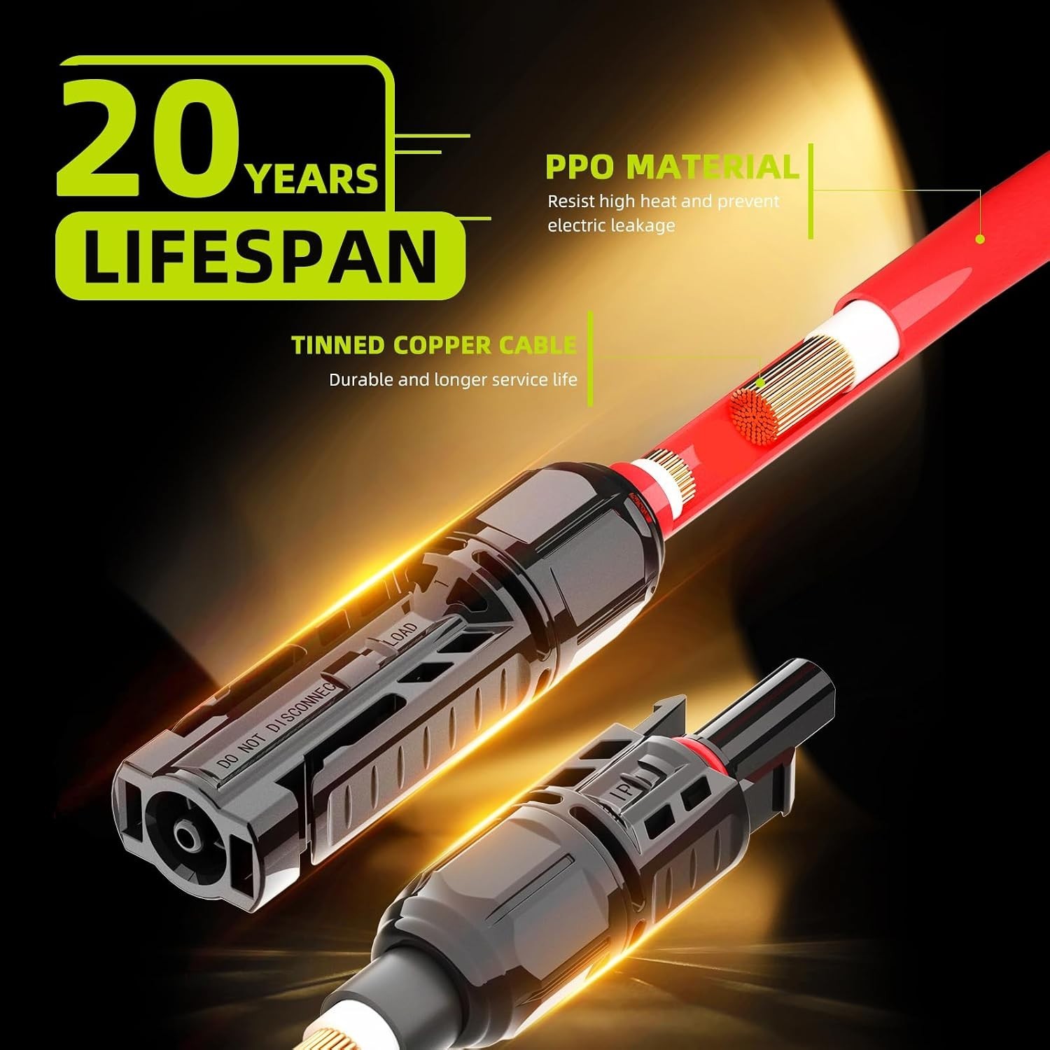 Parallel Connector for 6 Solar Panels