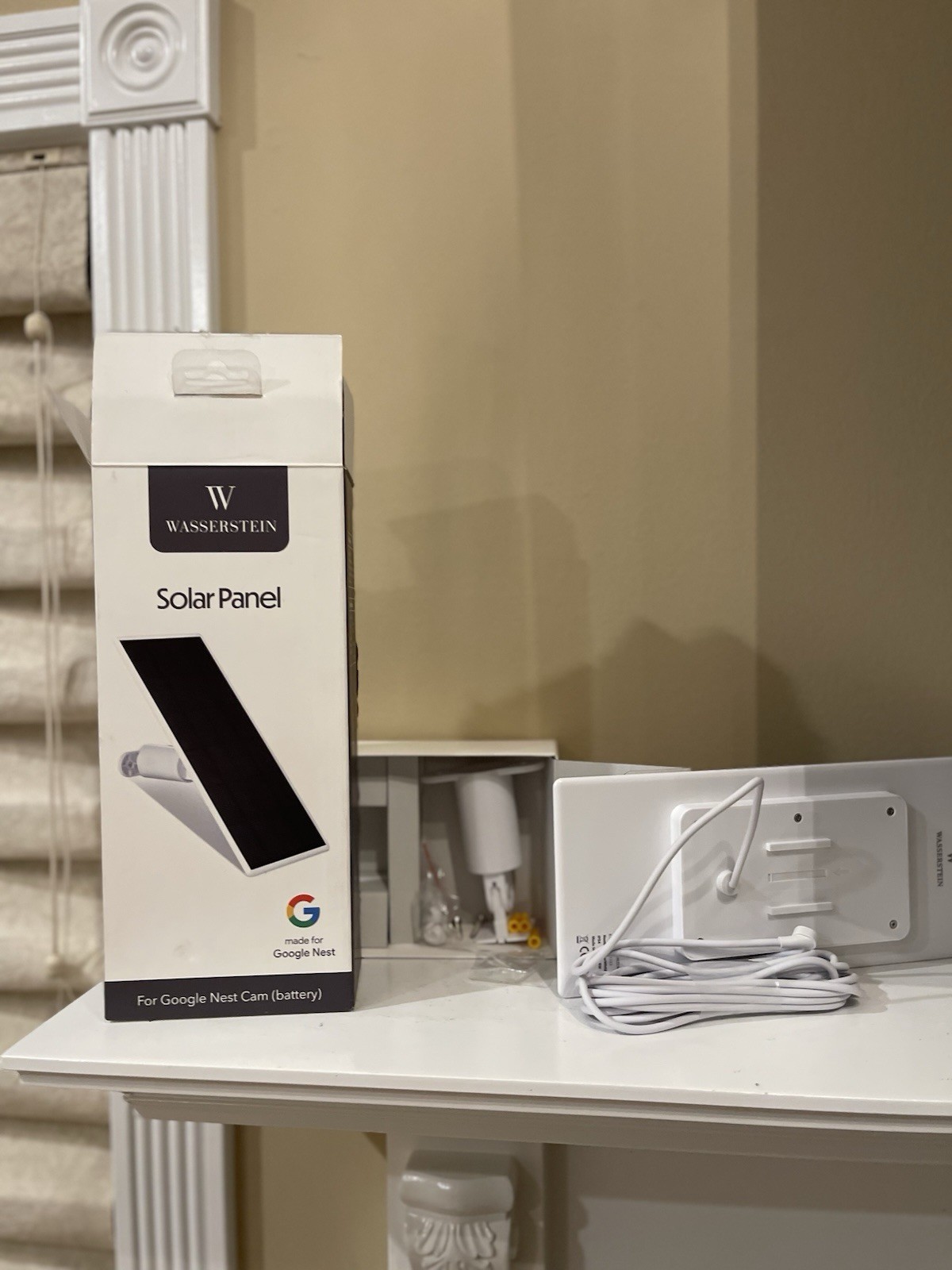 Wasserstein NestOut2SolarWhtUSA 2.5W Solar Panel