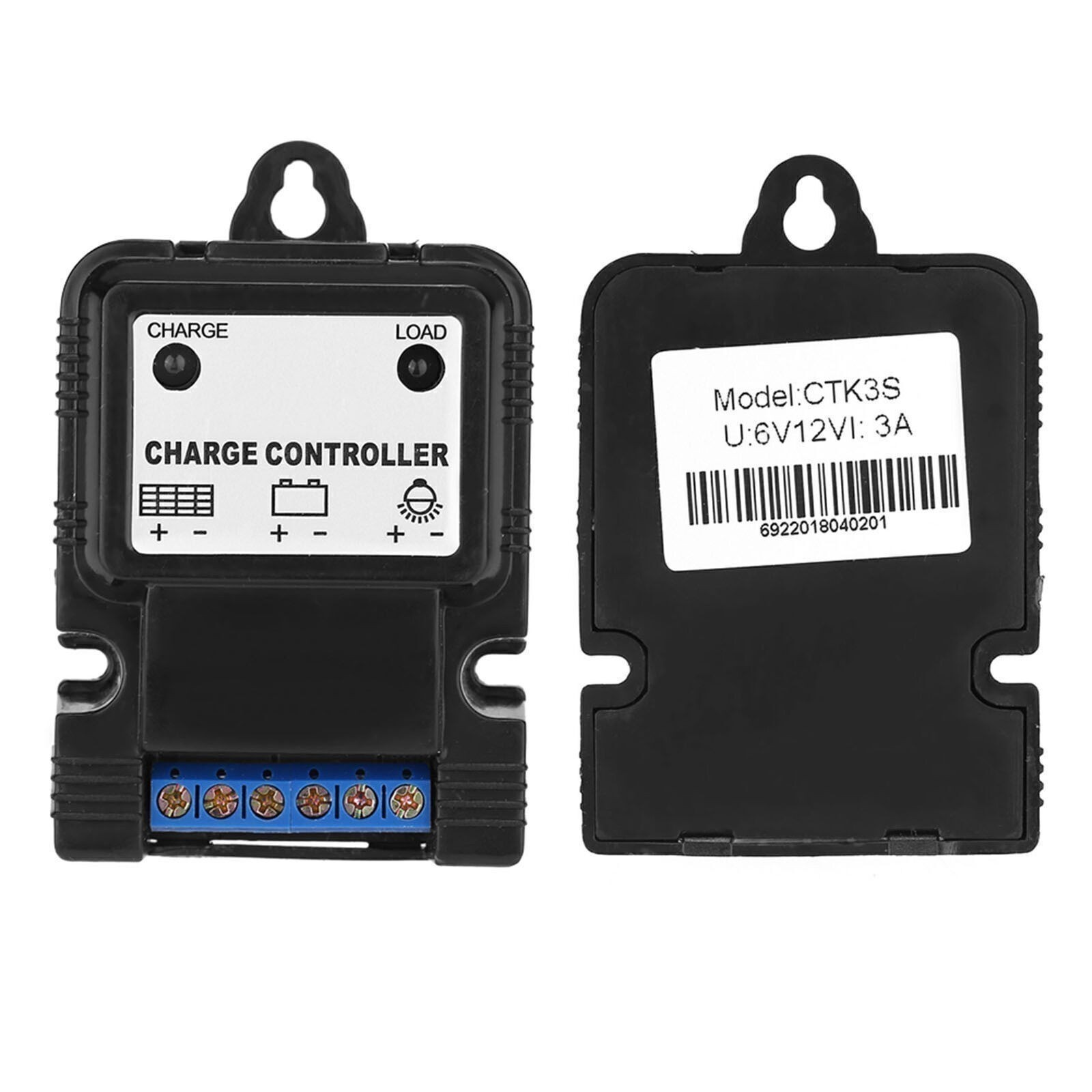 PWM 6V/12V 3A Portable Solar Panel Charger Controller Regulator with LED