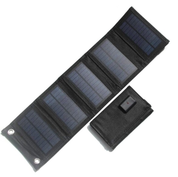 7.5W10W 20W solar folding bag charger, mobile phone power bank, outdoor charger