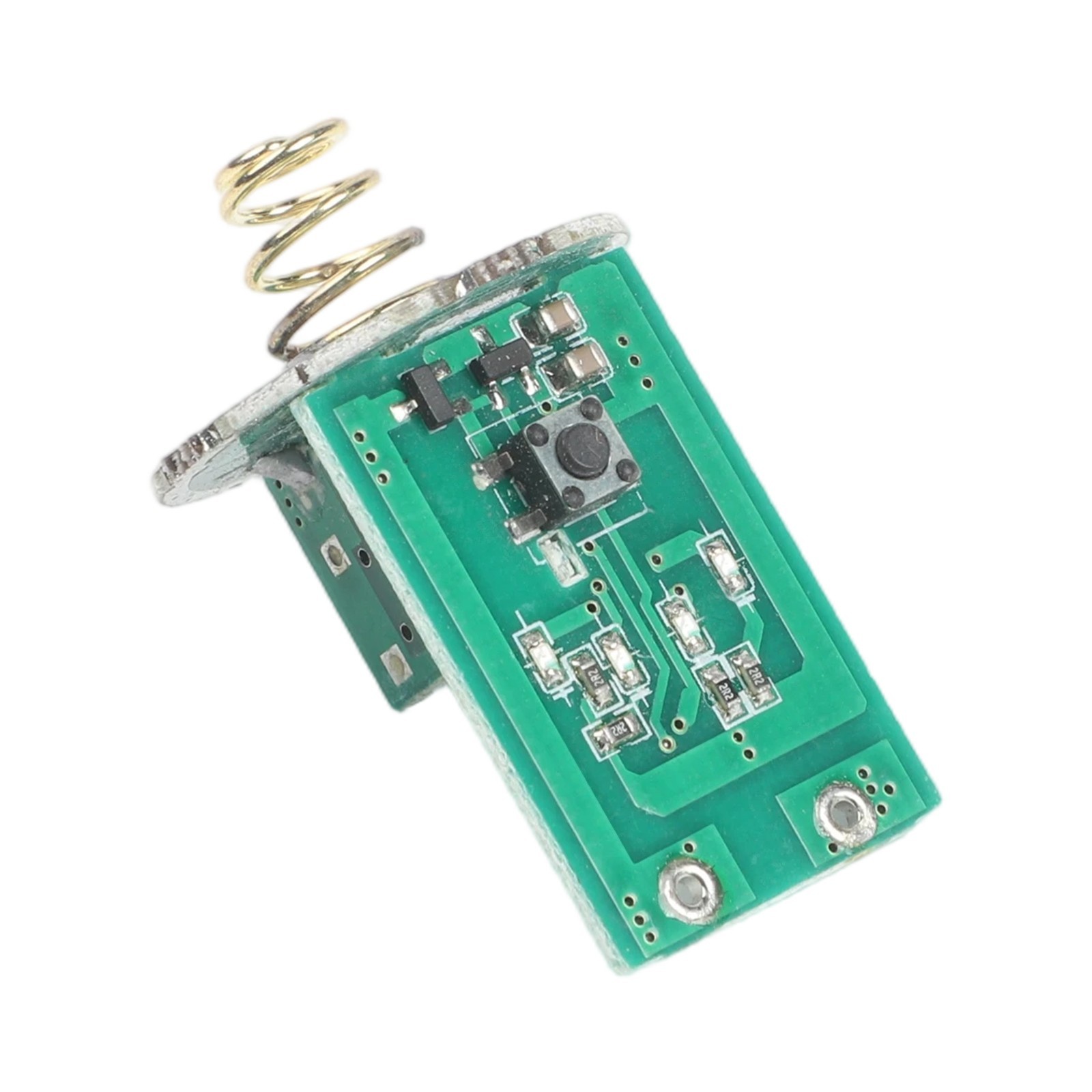 Compact 31×19.6mm LED Driver PCB for 3-4.2V Flashlights with Switch