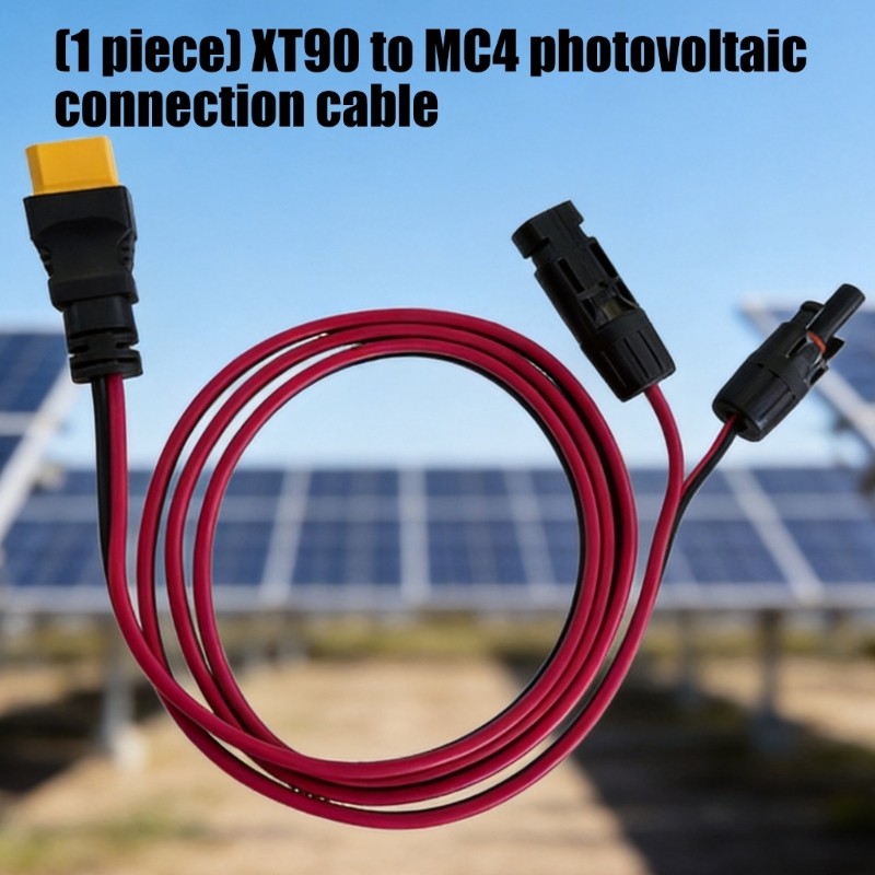 1.5m XT90 Photovoltaic Cable for Daily Solar Charging Work Use