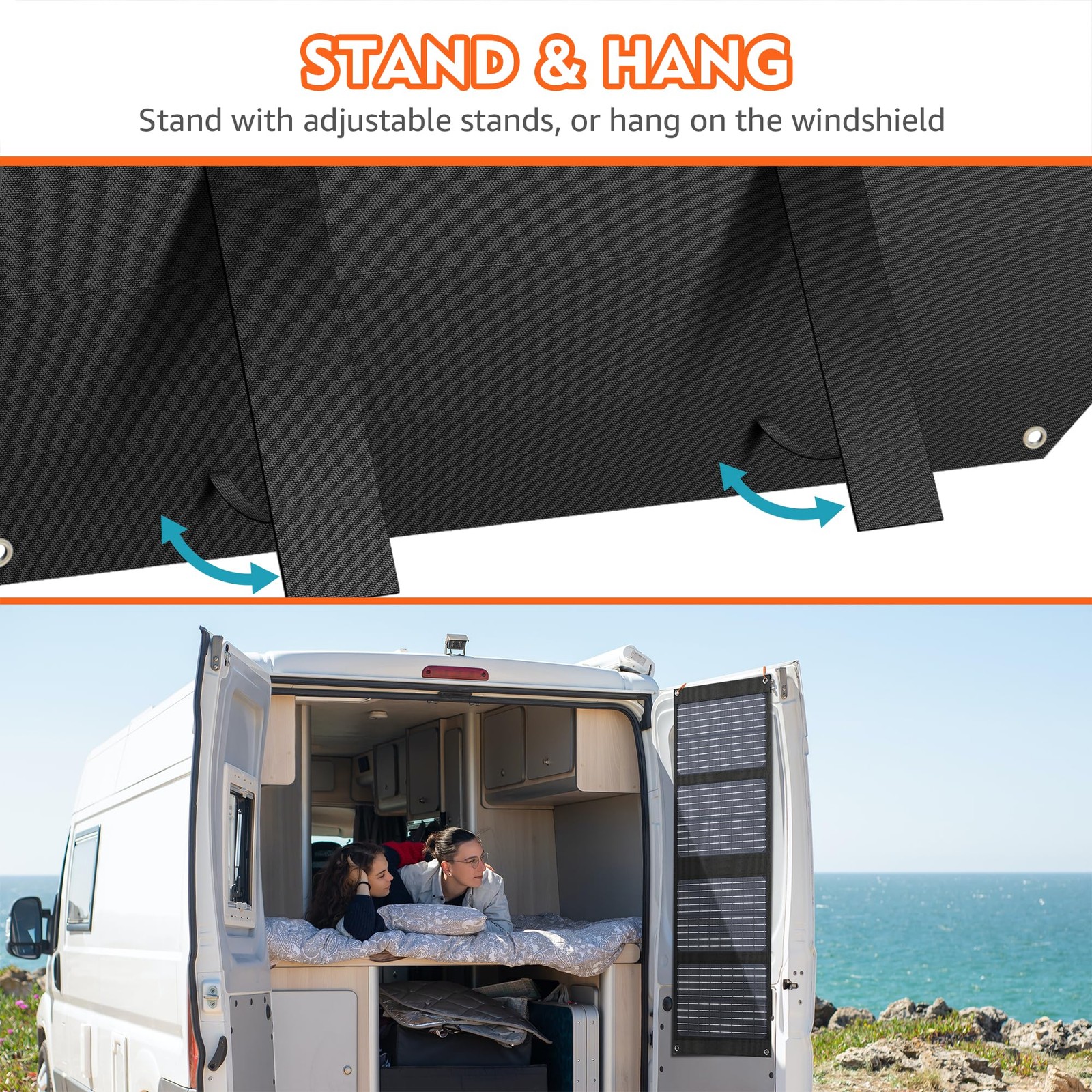 Portable Solar Panels 40W, Foldable Solar Panel Charger for 100-300W Portable…
