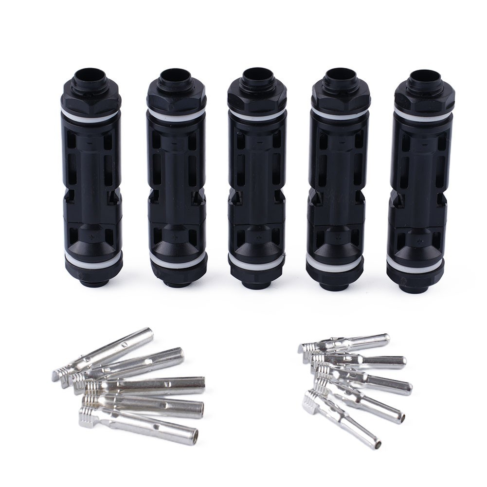Photovoltaic Connectors Coupling Power 5 Pairs Connector Inside And Outside