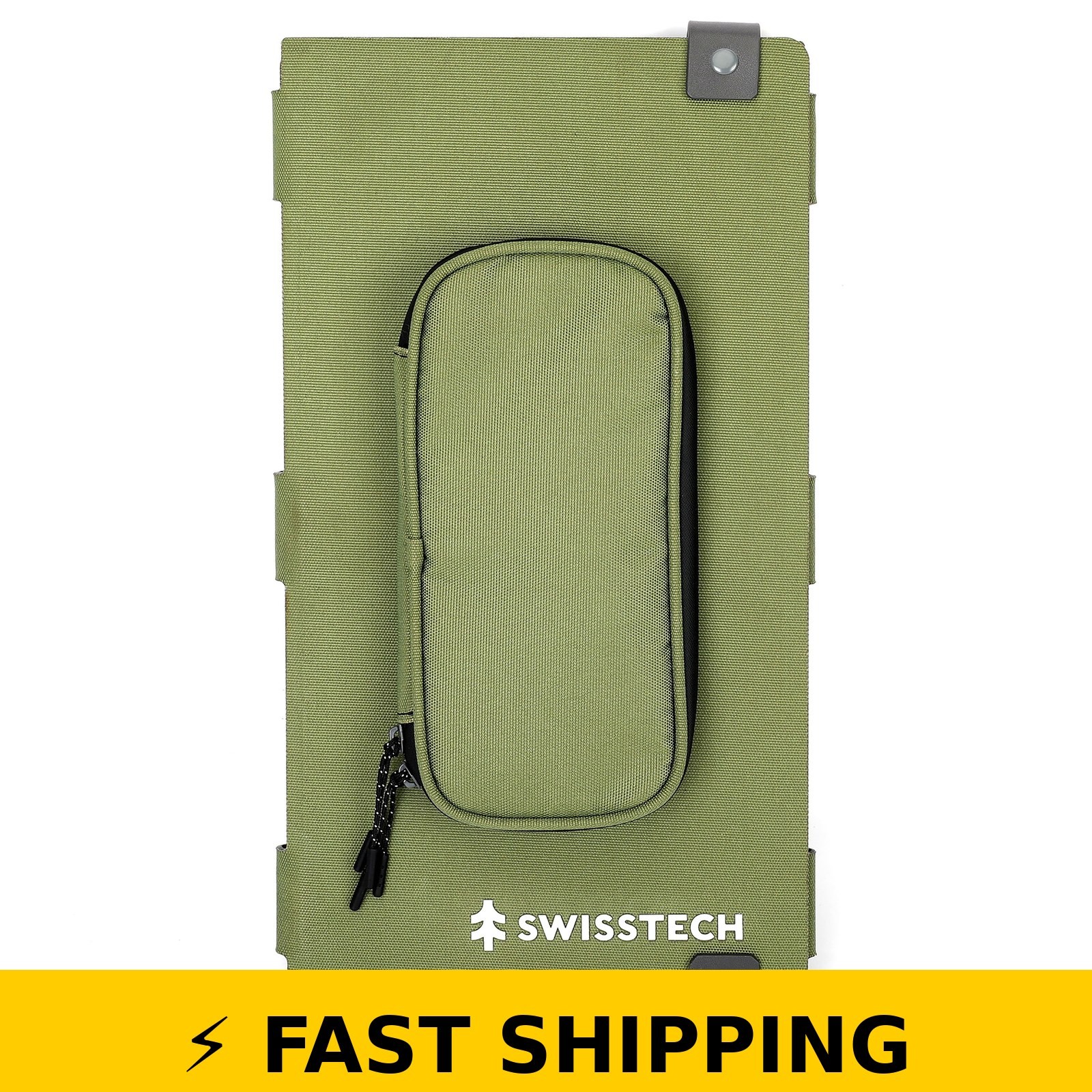 Swiss Tech 30W Foldable Solar Panel USB Charger Waterproof Emergency Use