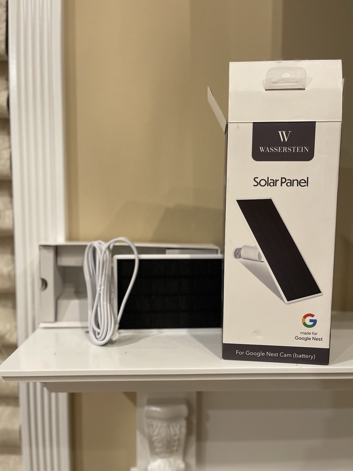 Wasserstein NestOut2SolarWhtUSA 2.5W Solar Panel