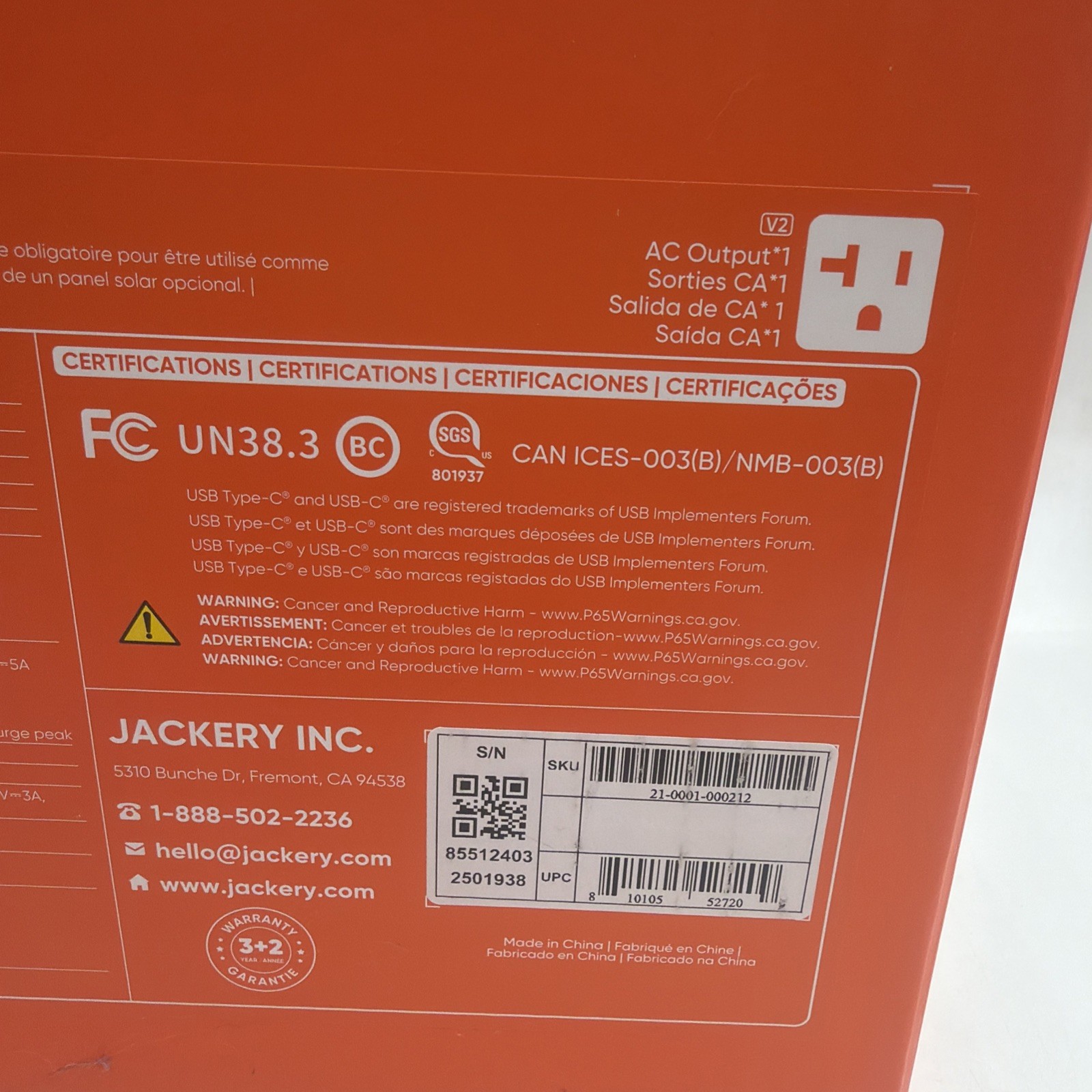 New Jackery Explorer 240 Solar Generator 256Wh/300W