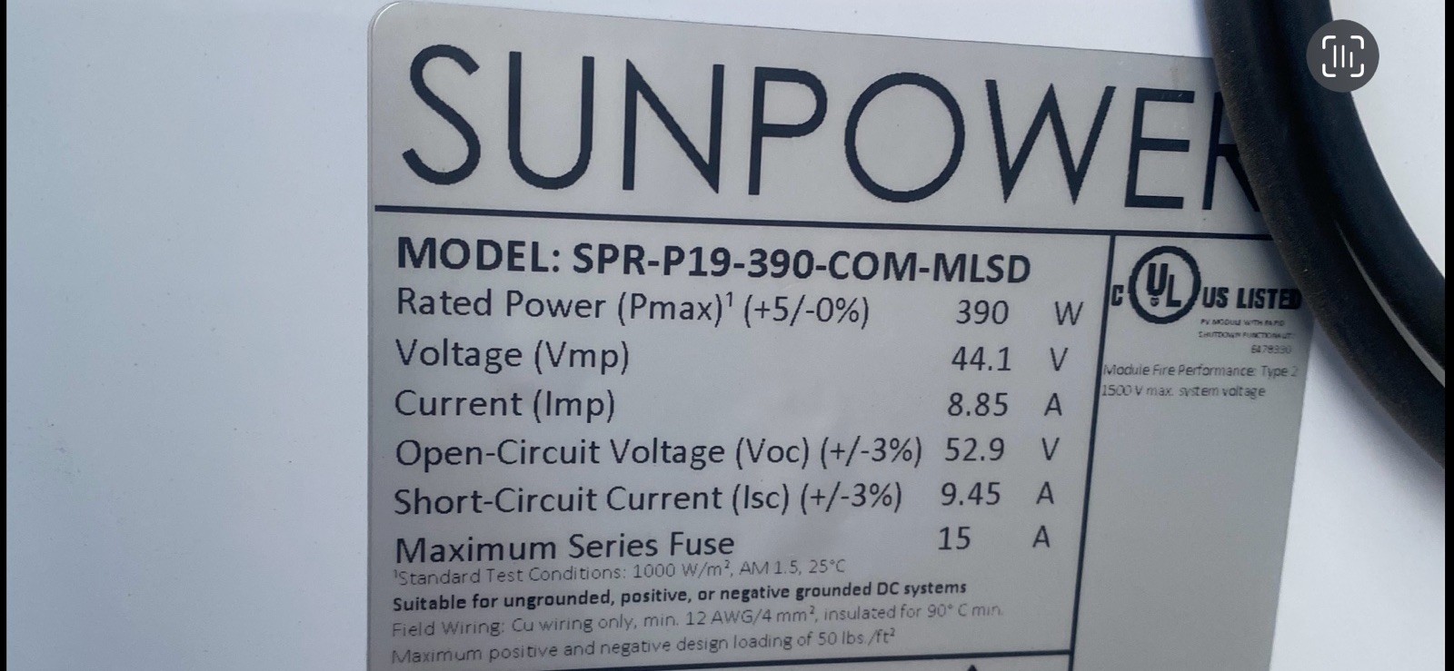 Solar panel Sun Power Solar Panels With Mounts & Optimizers Built In Buy 1-100