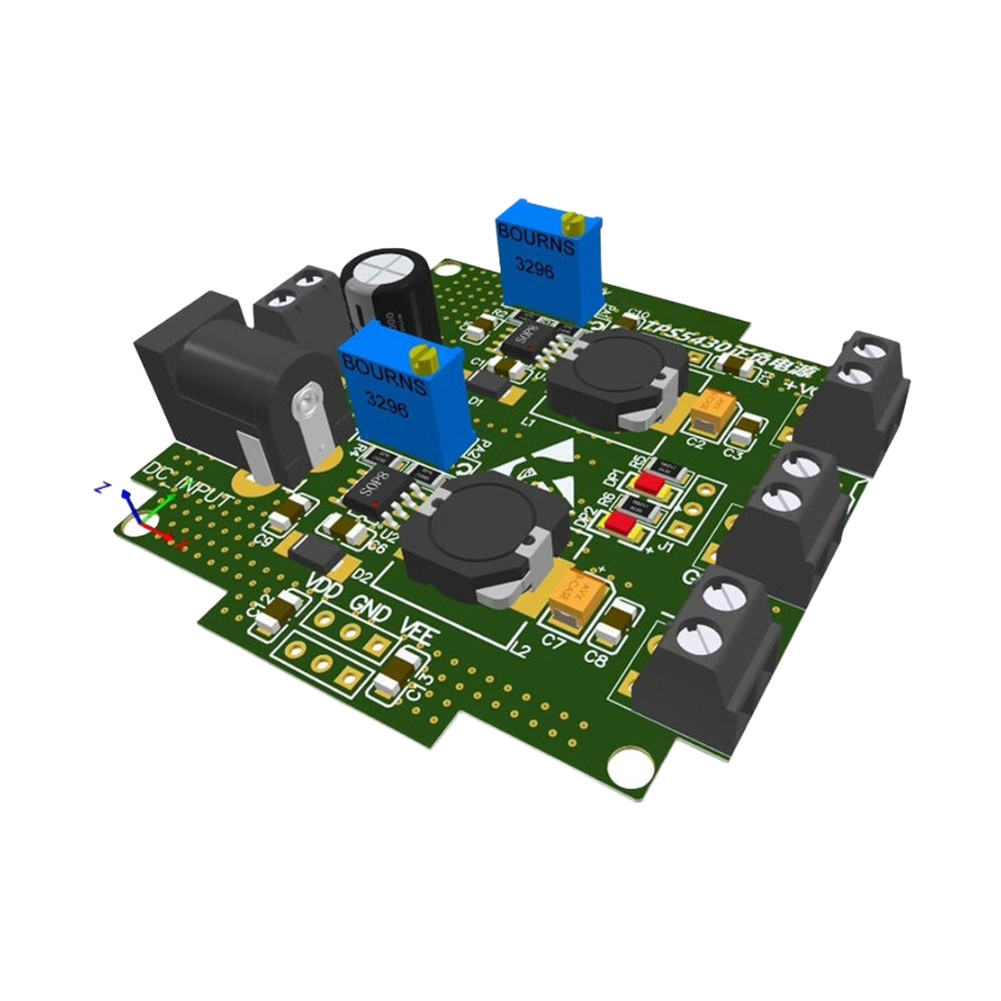 TPS5430 Power Module Dual Output 5.5V-28V Input 3A Output Internal Compensation